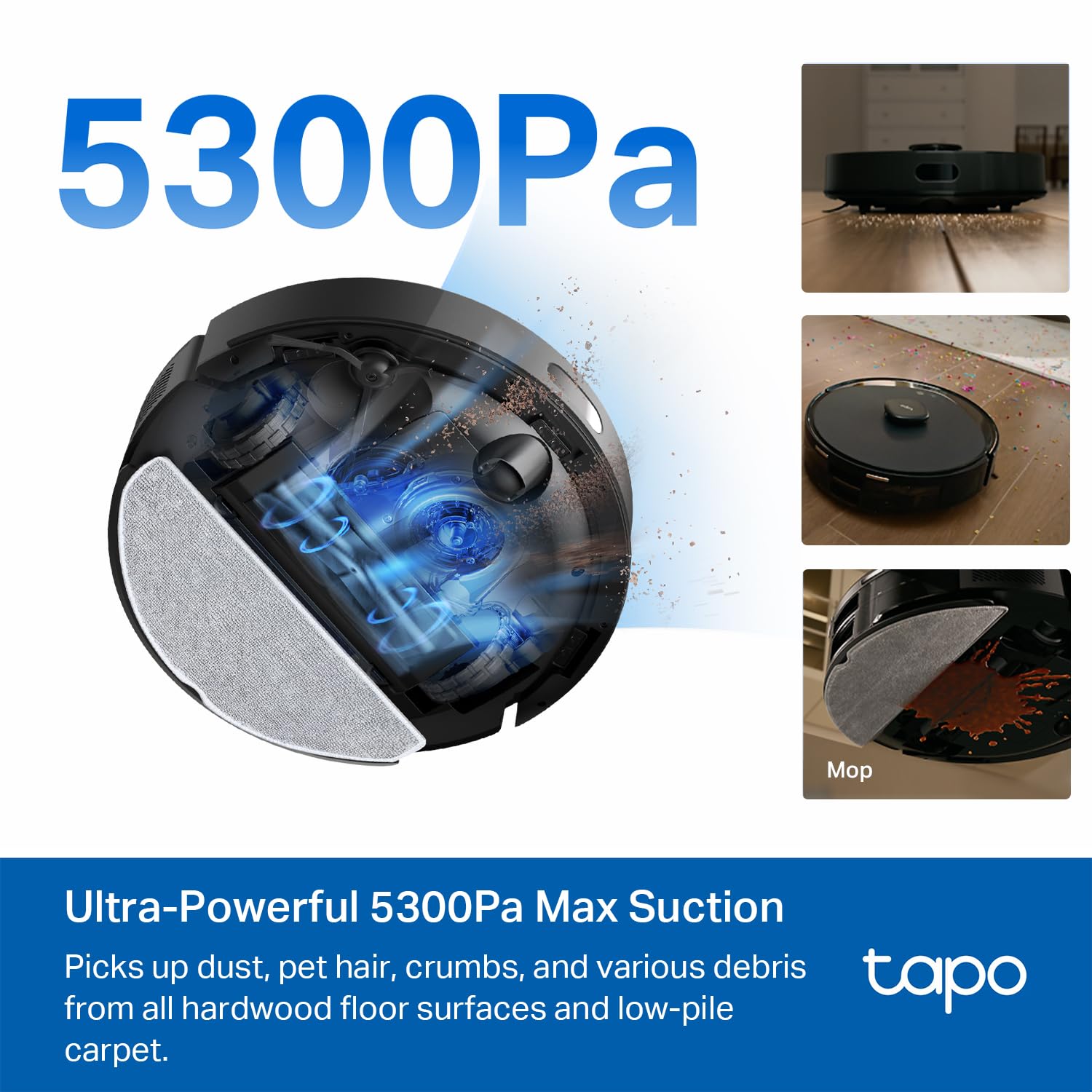 LiDAR Robot Vacuum and Mop with Self
