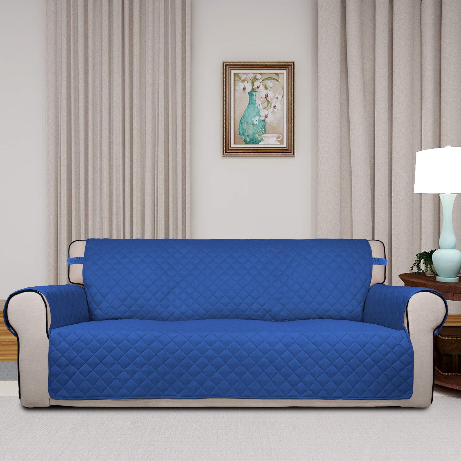 Reversible Quilted Sofa Cover