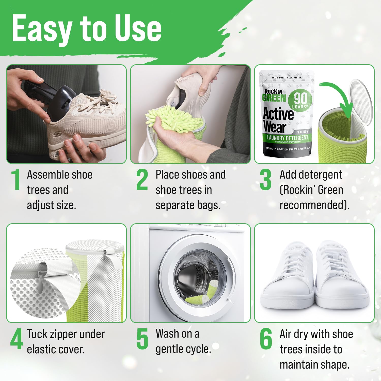 Shoe Washing Machine Bag Deep Clean 1 Pack