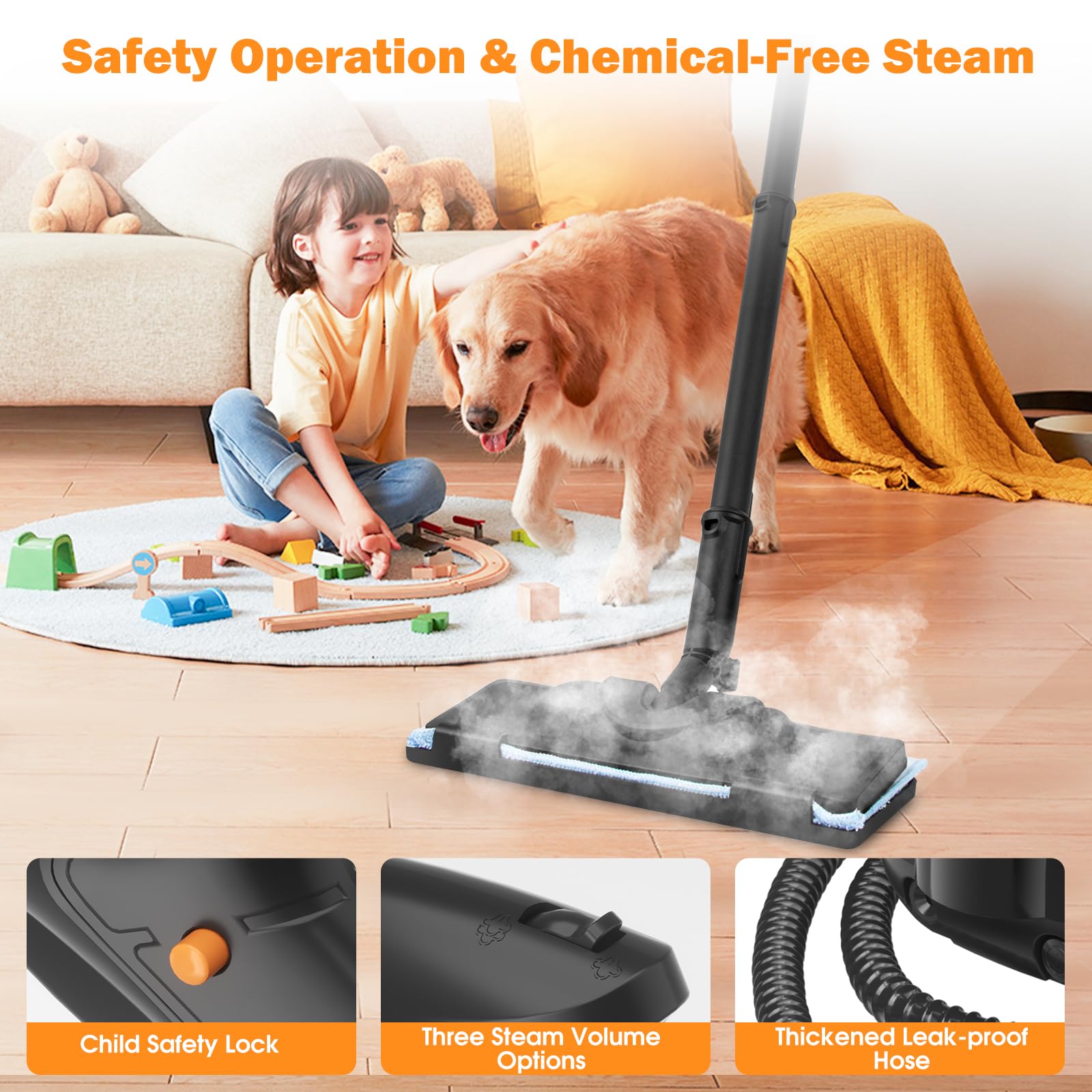 Powerful Steam Cleaner for Home