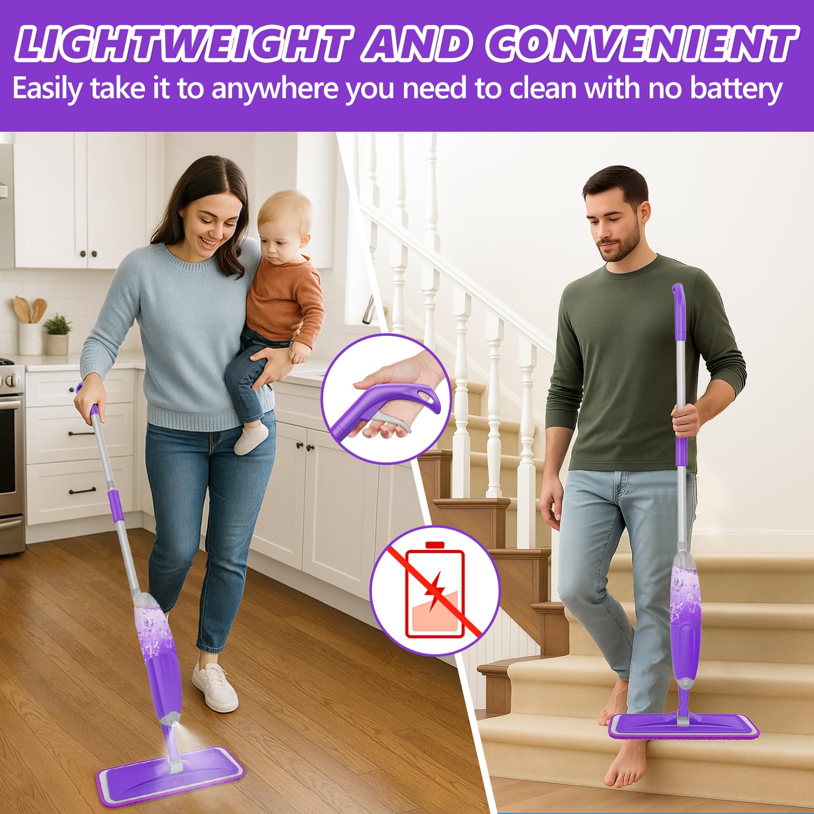 Spray Mops for Floor Cleaning