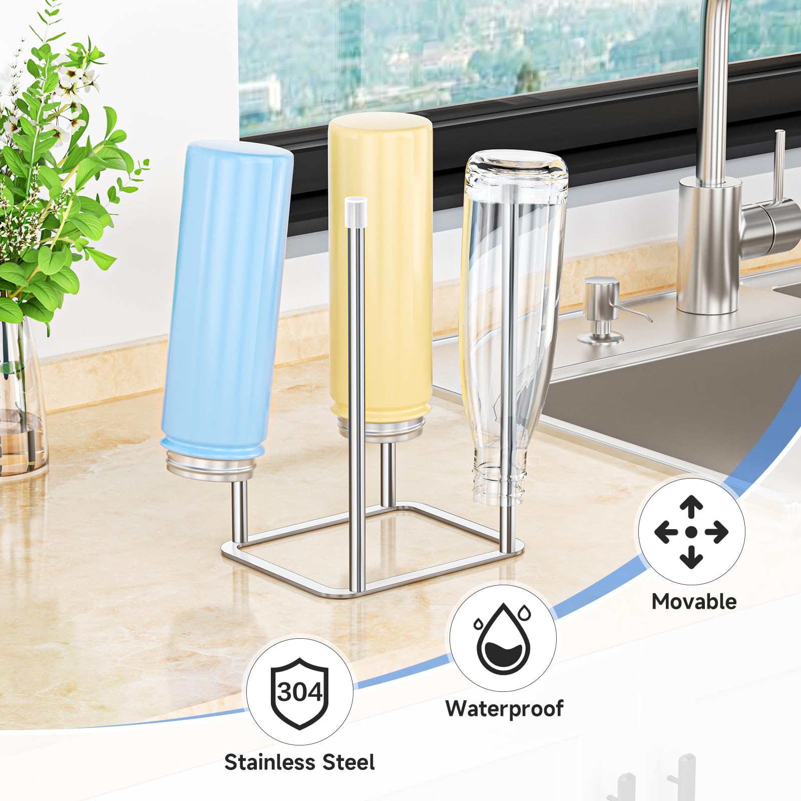 Water Bottle Drying Rack