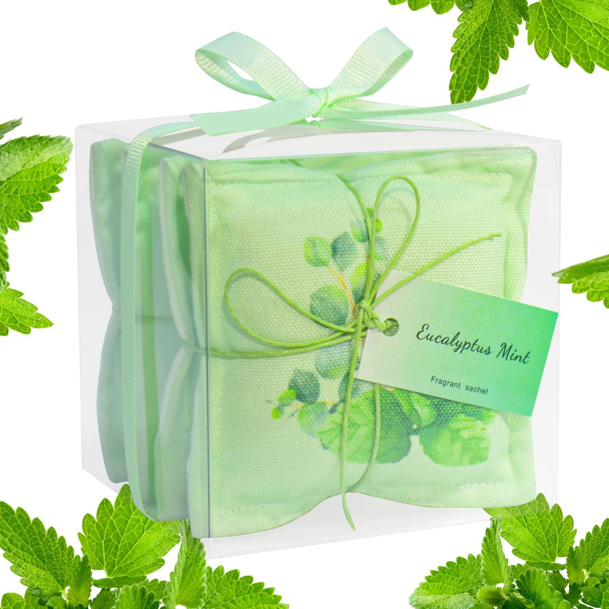 4 Pack Mint Sachet Bags for Drawers and Closets (4 Count)