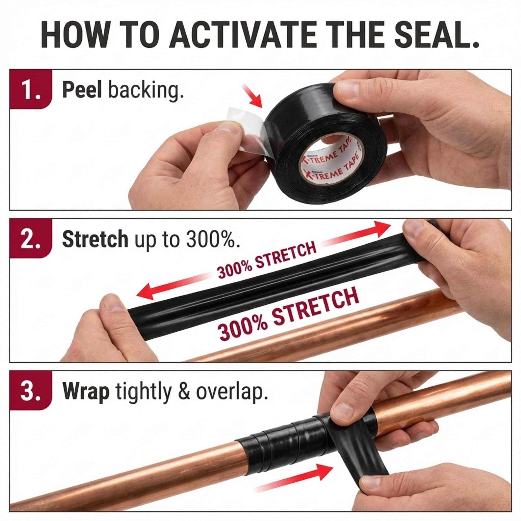 Self Fusing Silicone Tape (10 Foot)