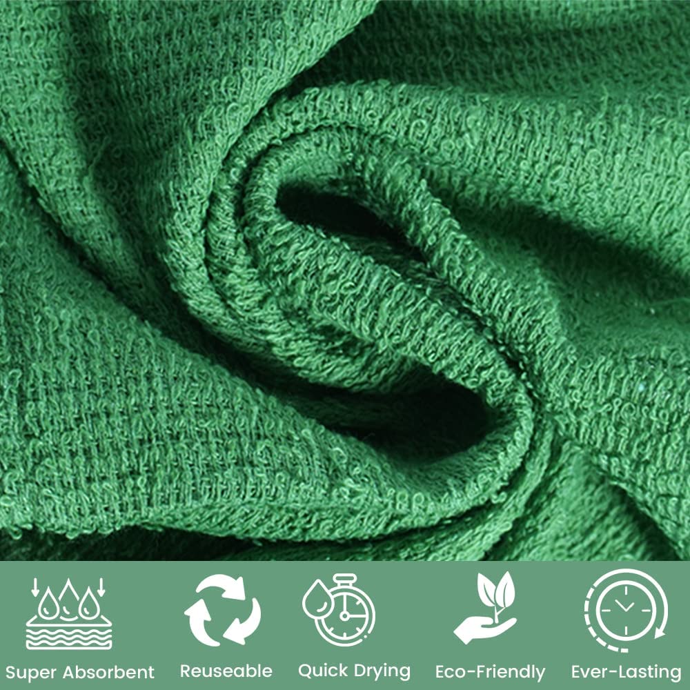 Terry Bar Mop Towels Green Value Pack of 60 (60 Count)