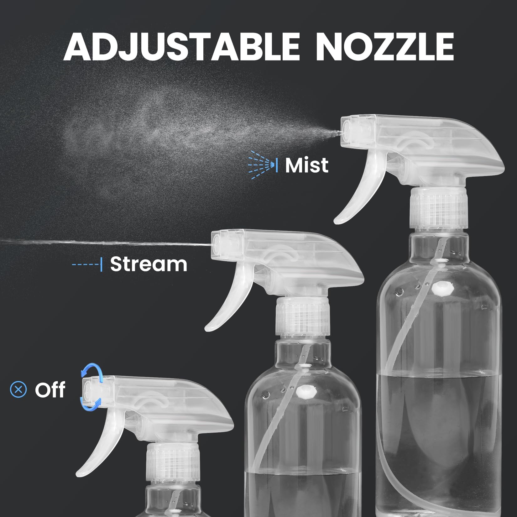 4 Pack Spray Bottles