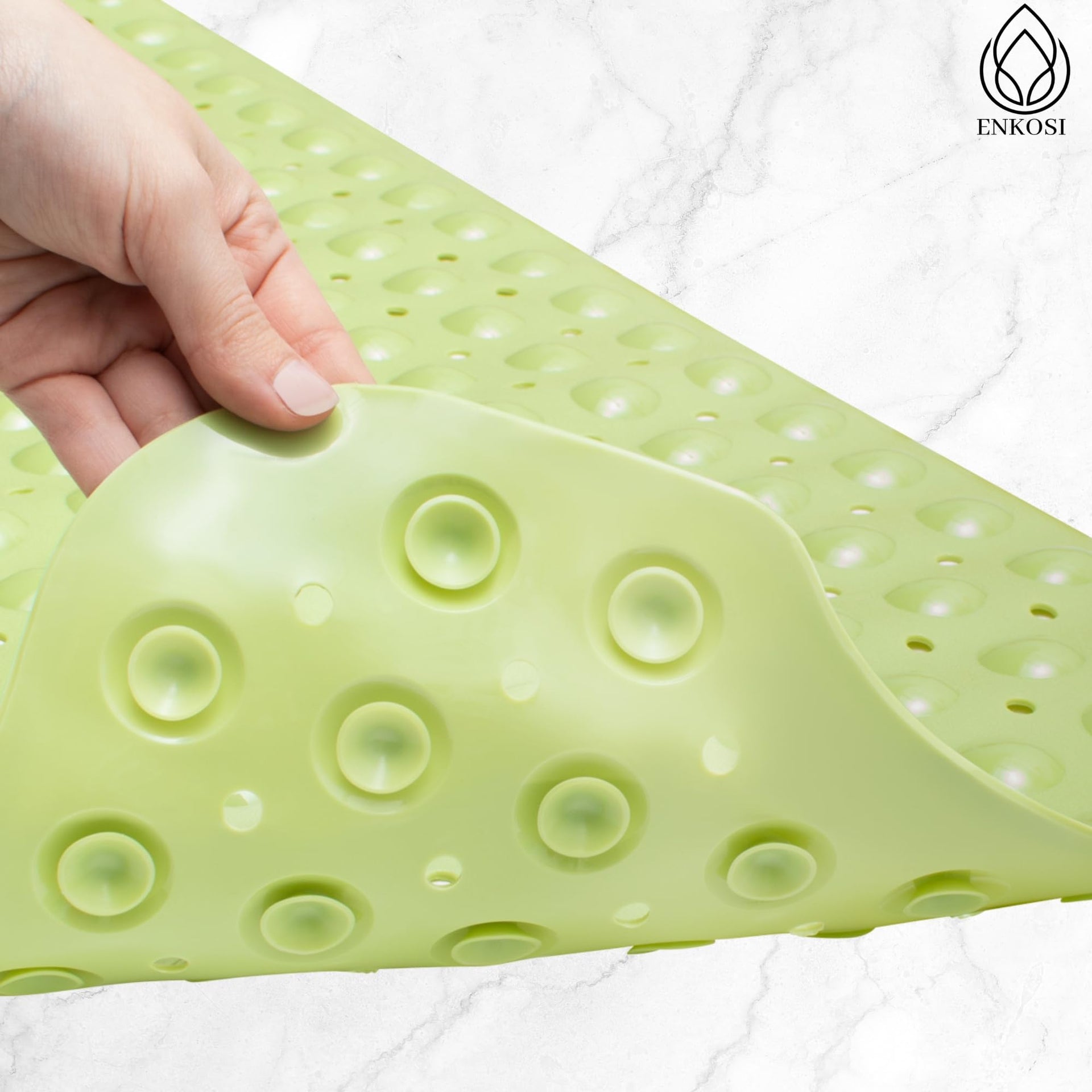 Non Slip Bath & Shower Mat 40x16 Extra Long