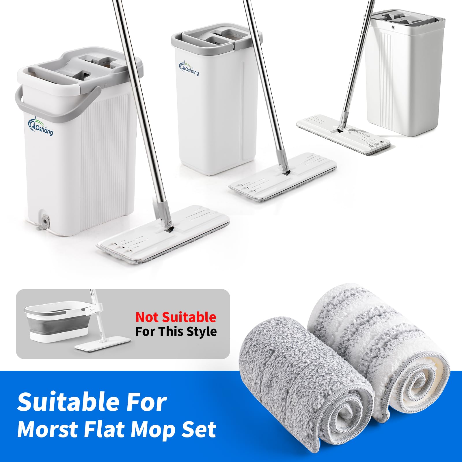 Flat Mop Head Refill (2 Count)