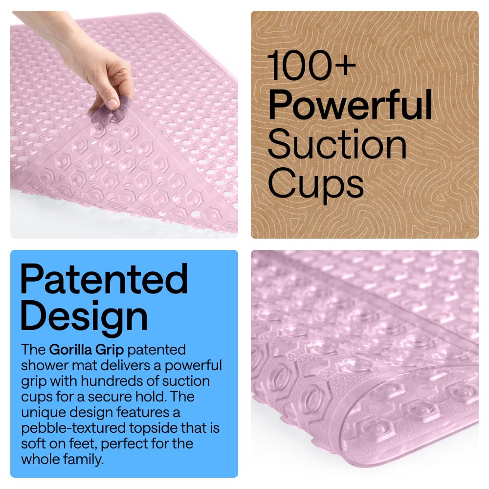 Patented Square Shower Stall Mat (3.06 Sq Ft)