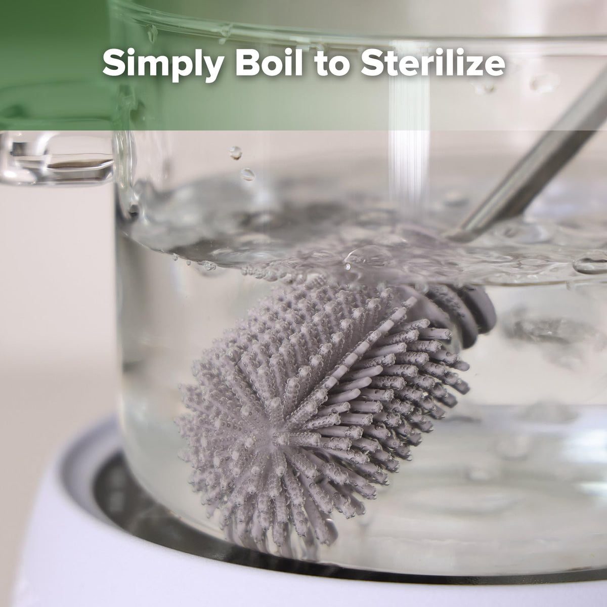 Silicone Cleaning Brush for Baby Bottles and Crevices