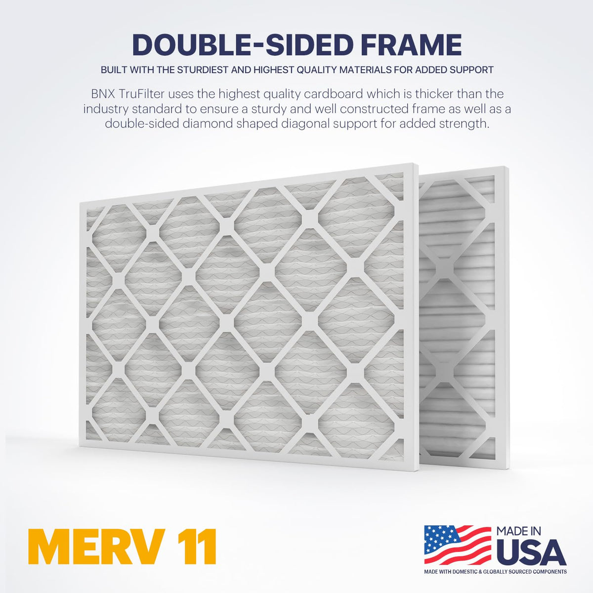TruFilter 12x24x1 Air Filter MERV 11 (4 Count)