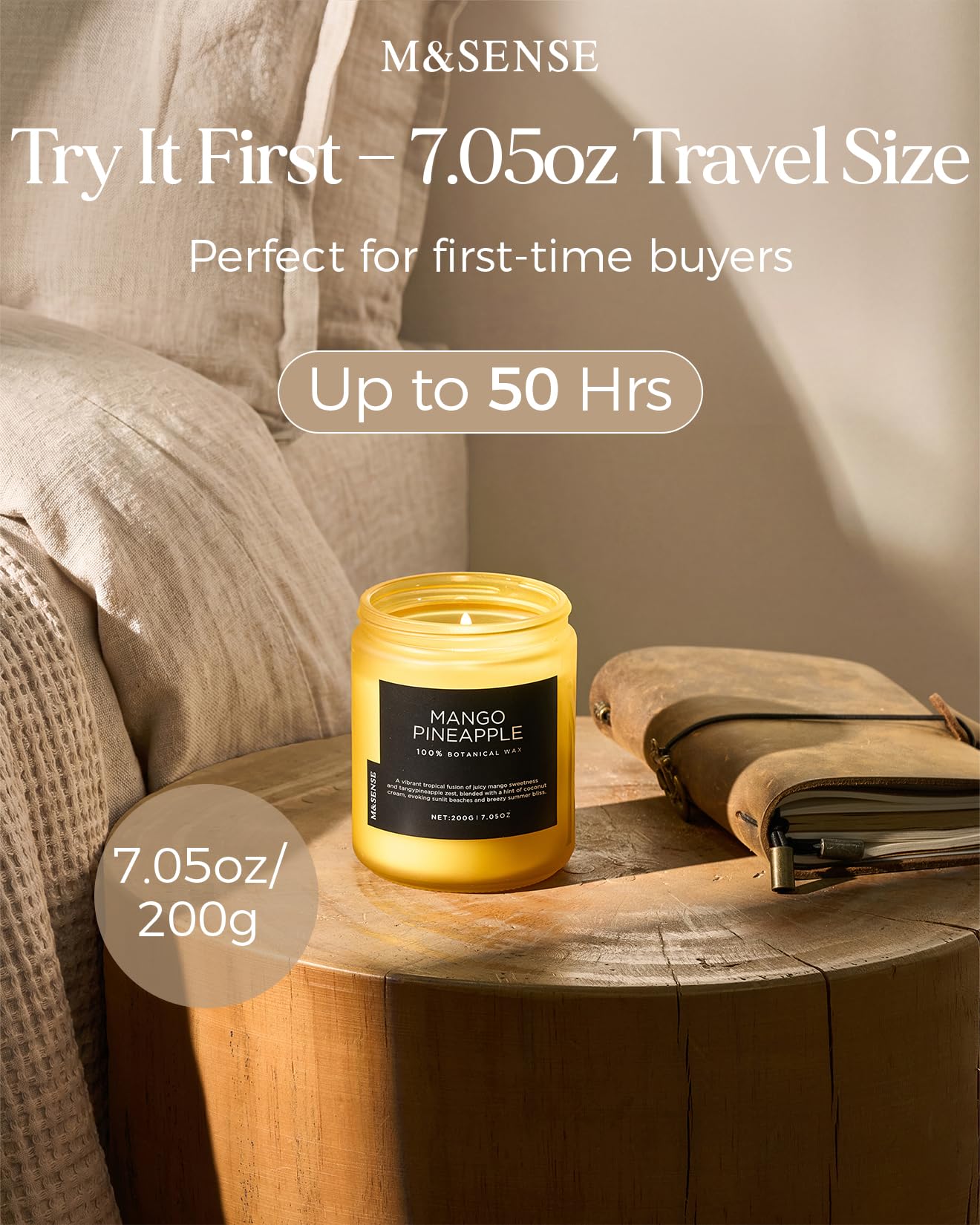 Mango Pineapple Tropical Scented Candle (6 Ounce)