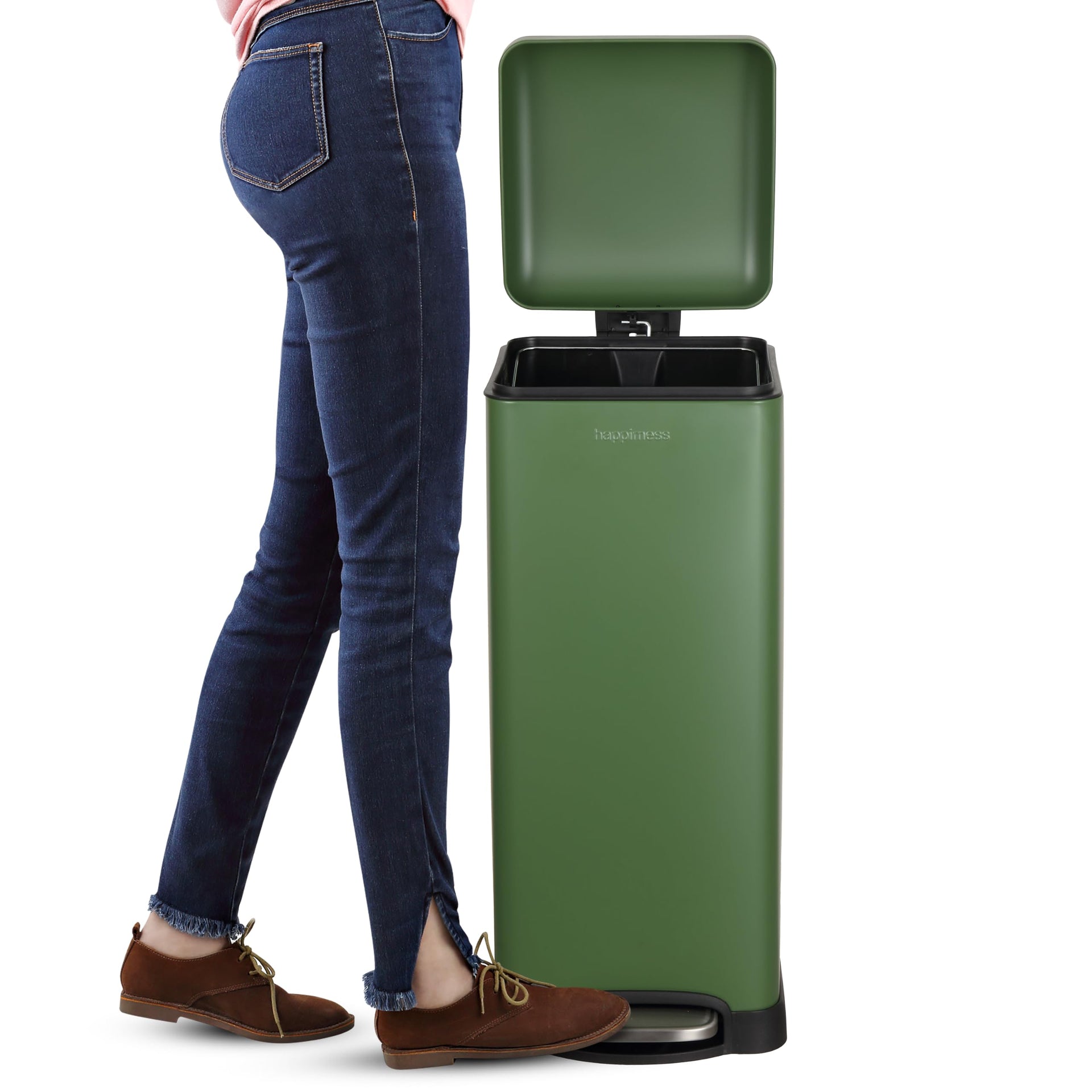 Betty 8 Gal Step Trash Can Soft