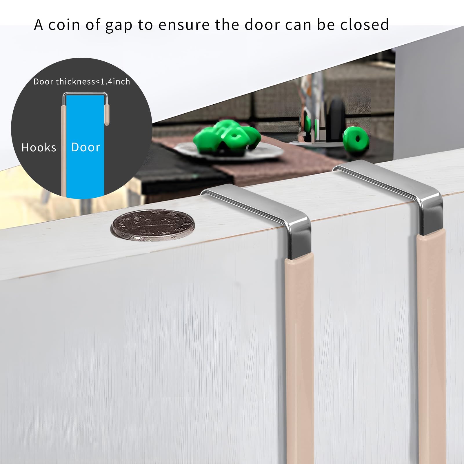 Over the Door Hooks (4 Count)