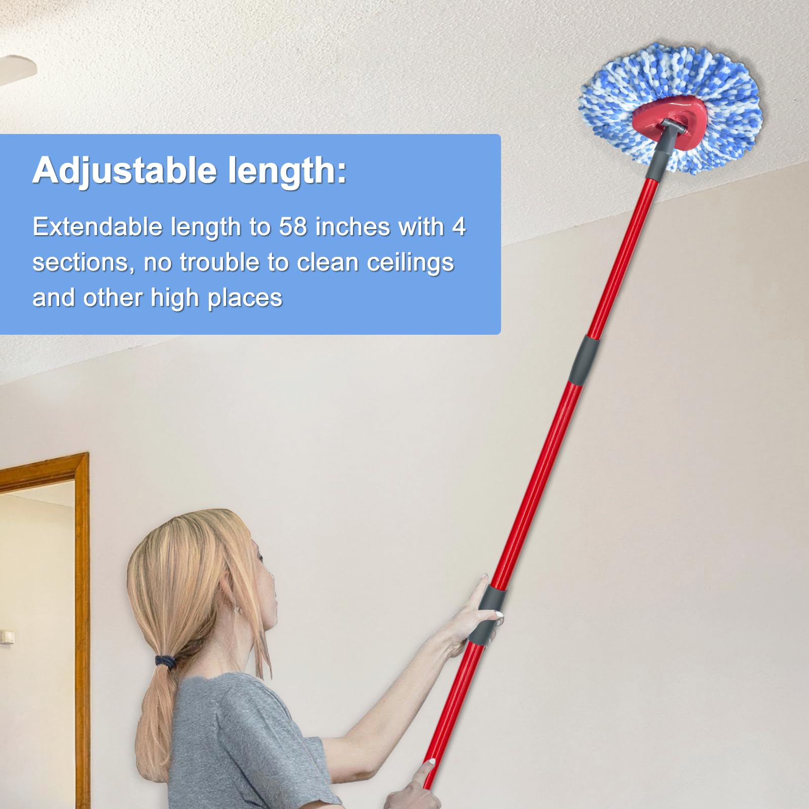 Spin Mop Replace Head (5 Count)