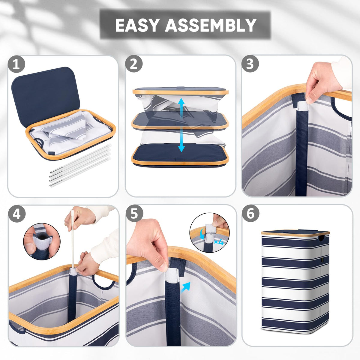 Laundry Hamper with Lid