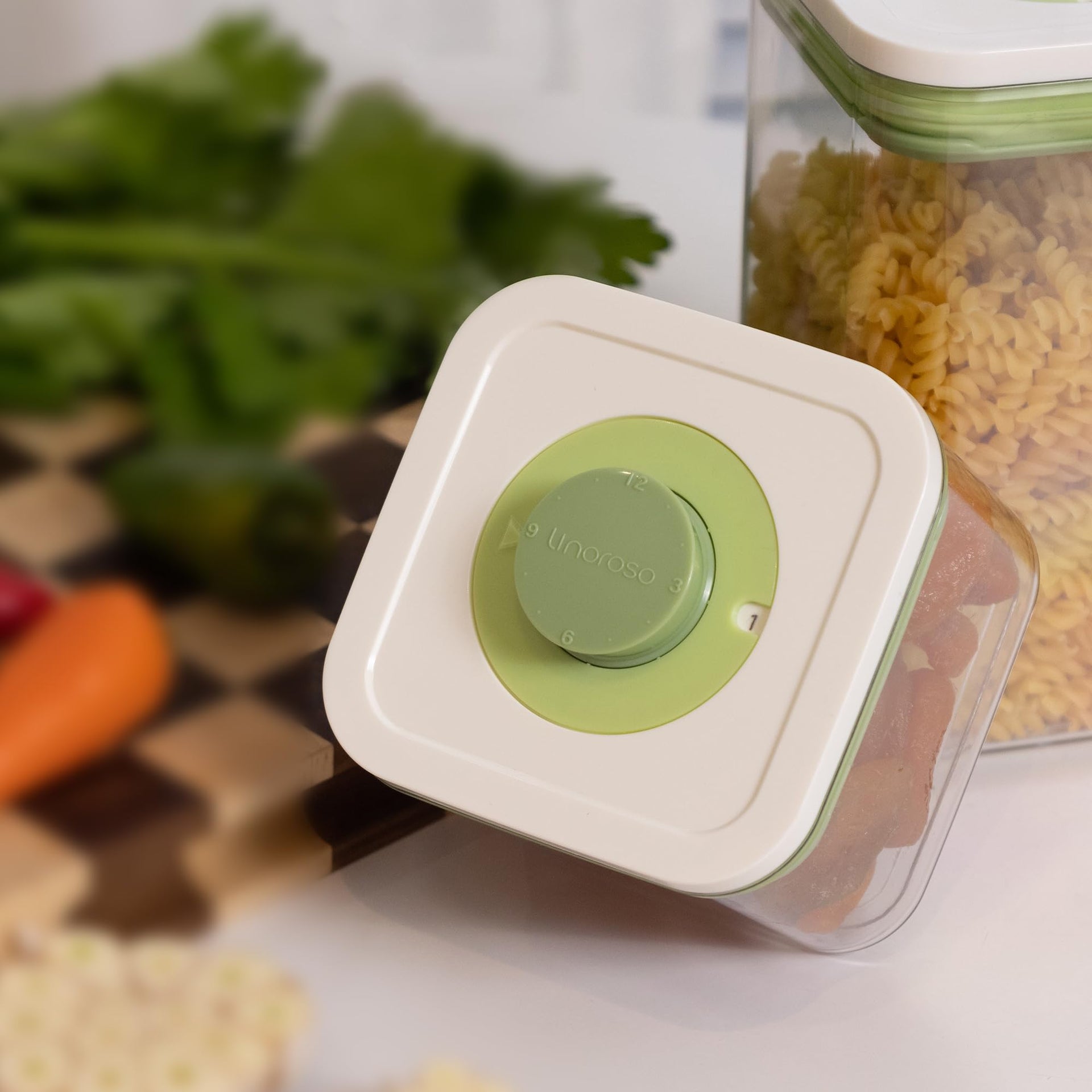 Pop Airtight Food Storage Containers with Time Recording Lids