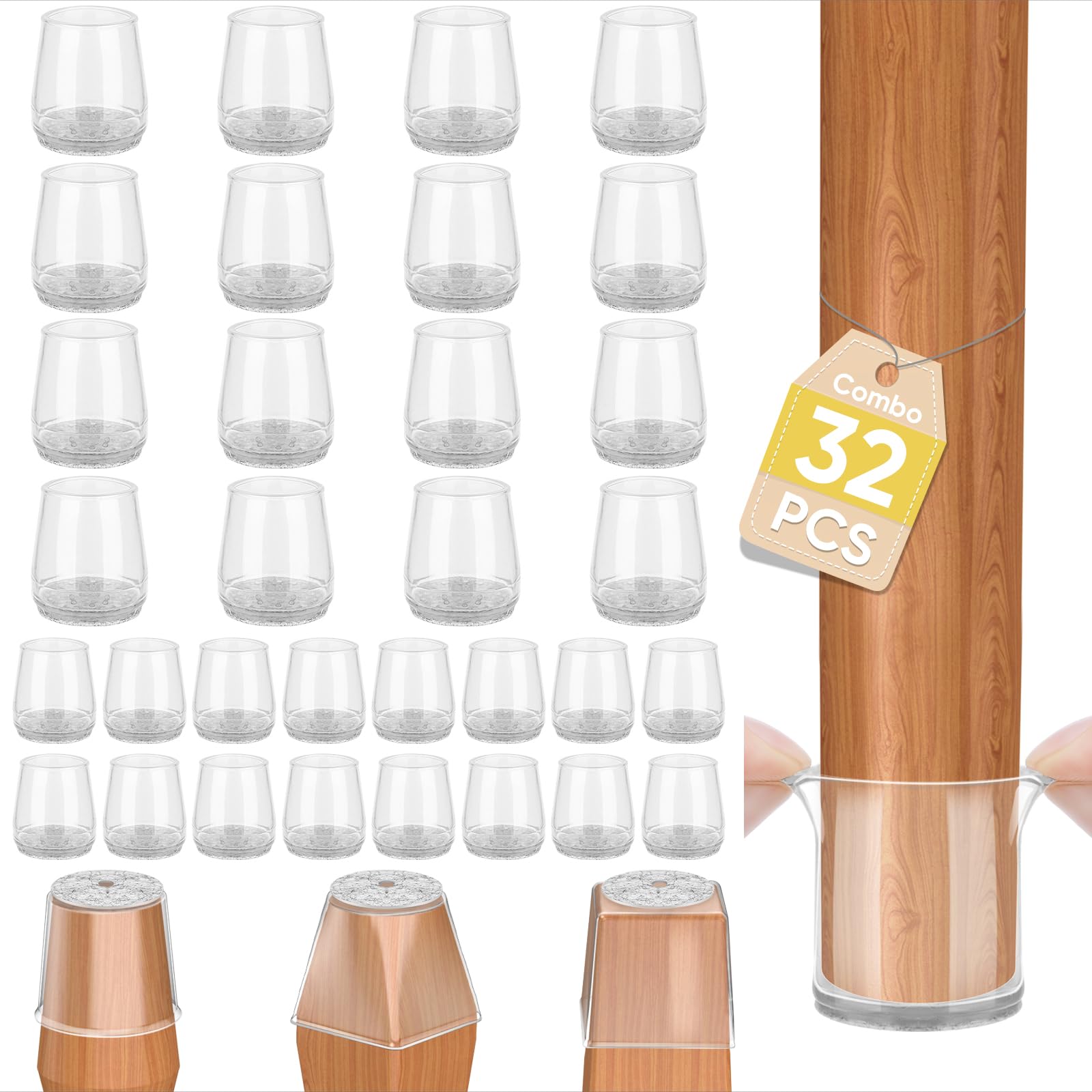 Silicone Chair Leg Floor Protectors