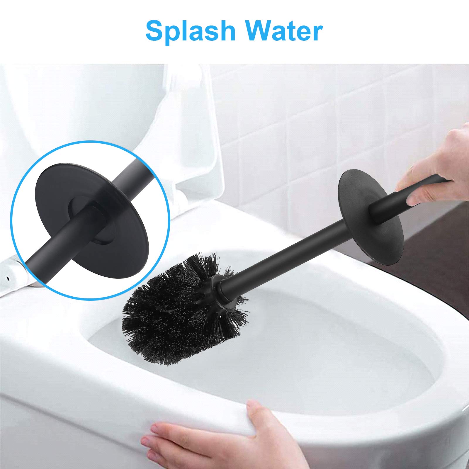 Stainless Steel Toilet Brush with Holder
