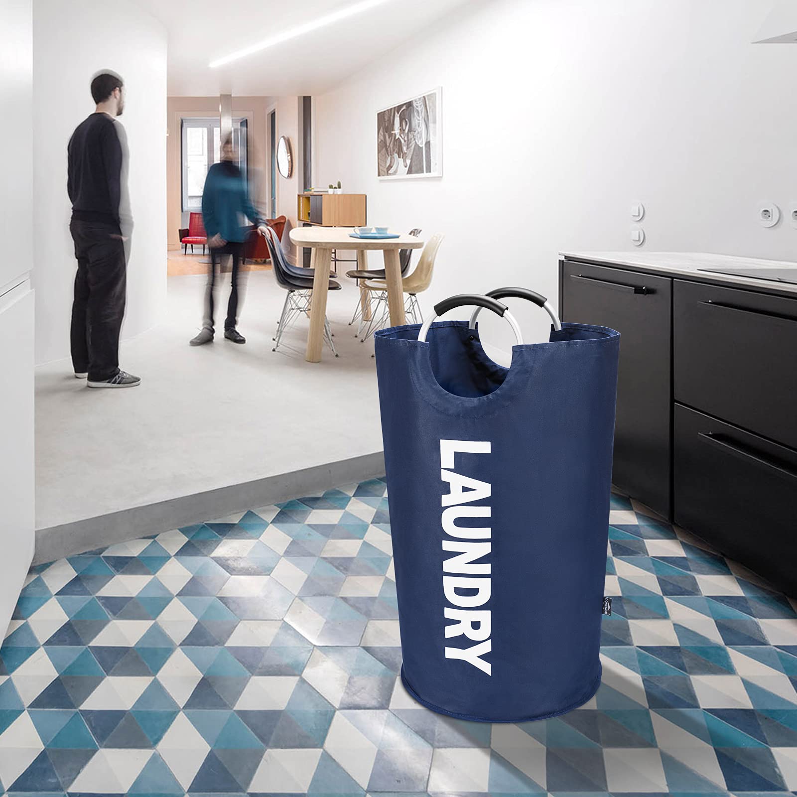 125L X Large Collapsible Washing Laundry Basket Bag - ModHome Supplies