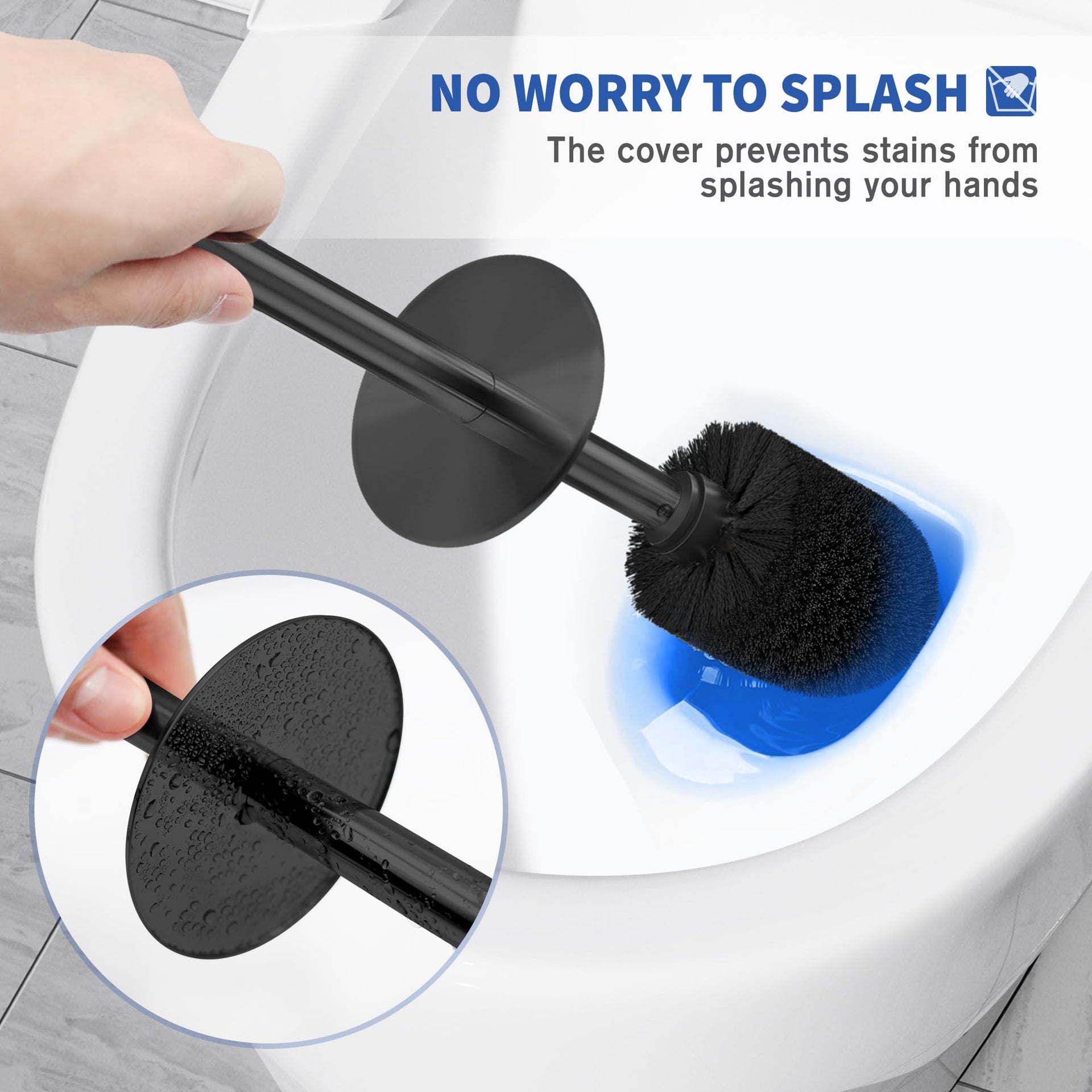 Toilet Brush and Holder (2 Count)