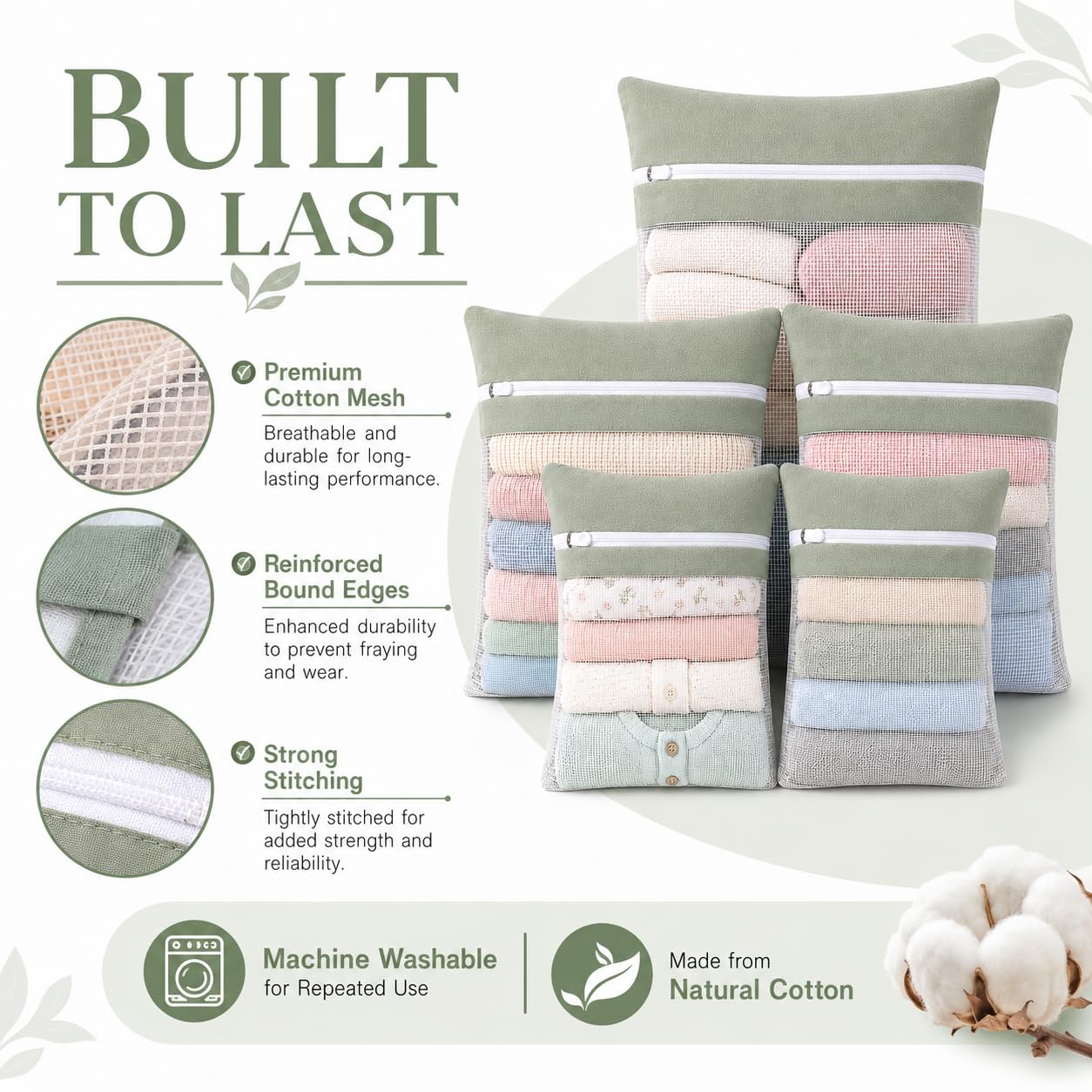Green 5 piece set in bags (5.99 Count)