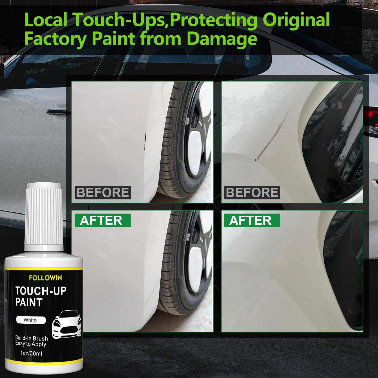 White Touch Up Paint for Cars