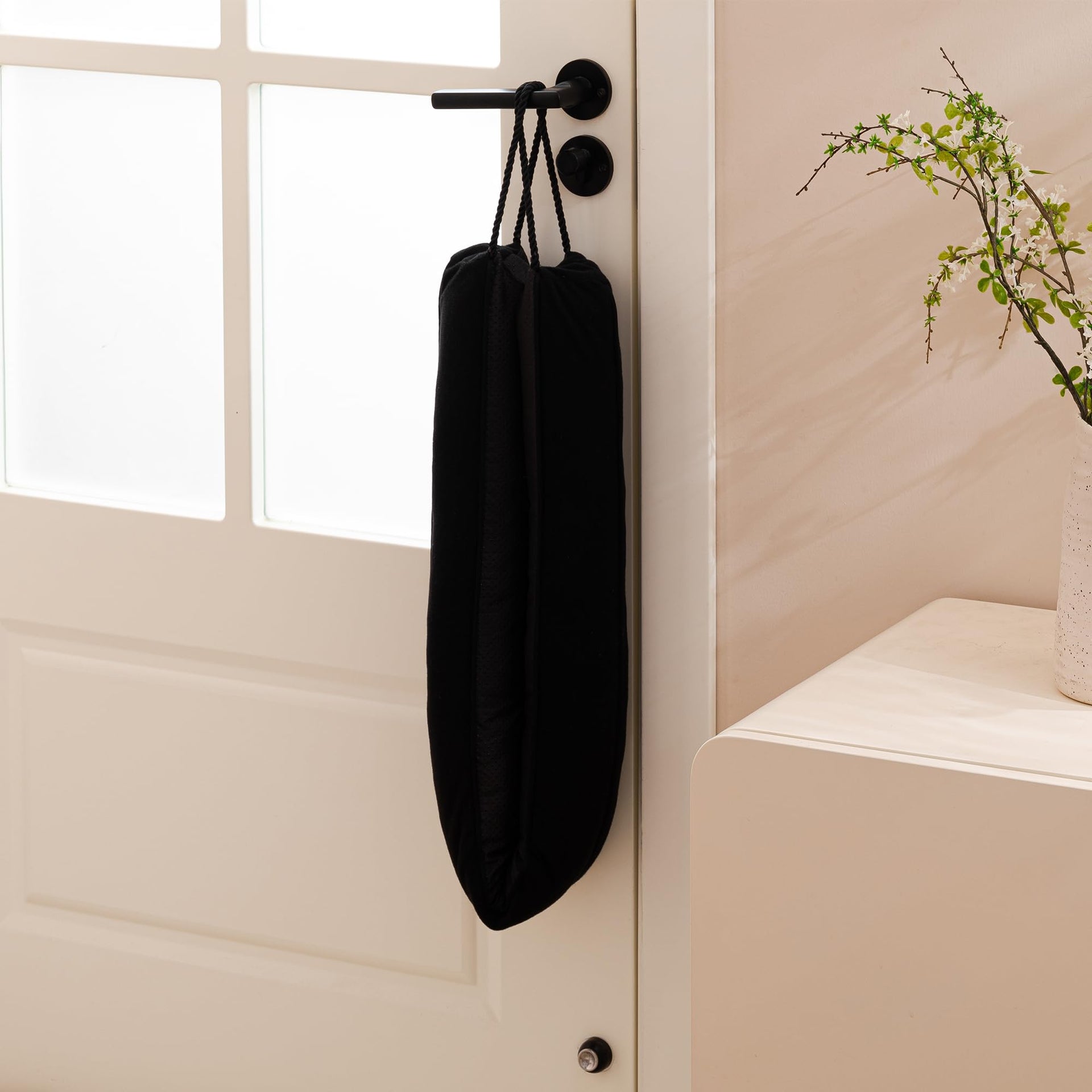 Door Draft Stopper with Removable Washable Cover