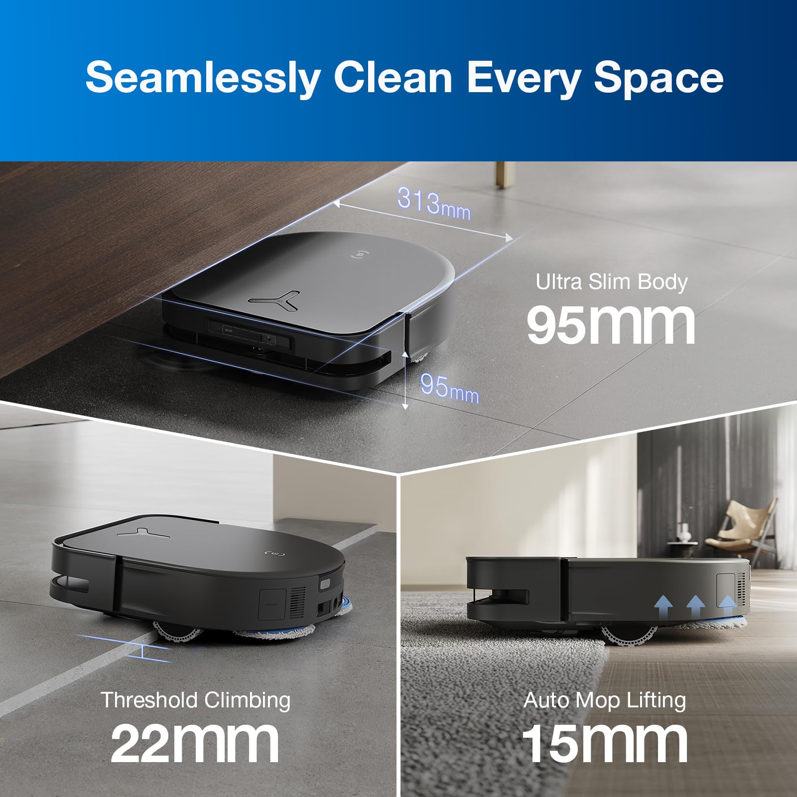Robot Vacuum Cleaner DEEBOT X5 PRO Omni with All