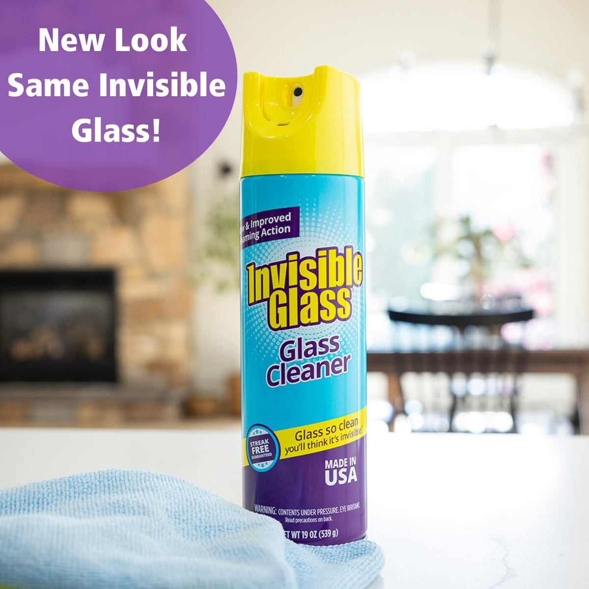 91160 Premium Aerosol Glass and Window Foaming Cleaner Spray (19 Ounce) - ModHome Supplies