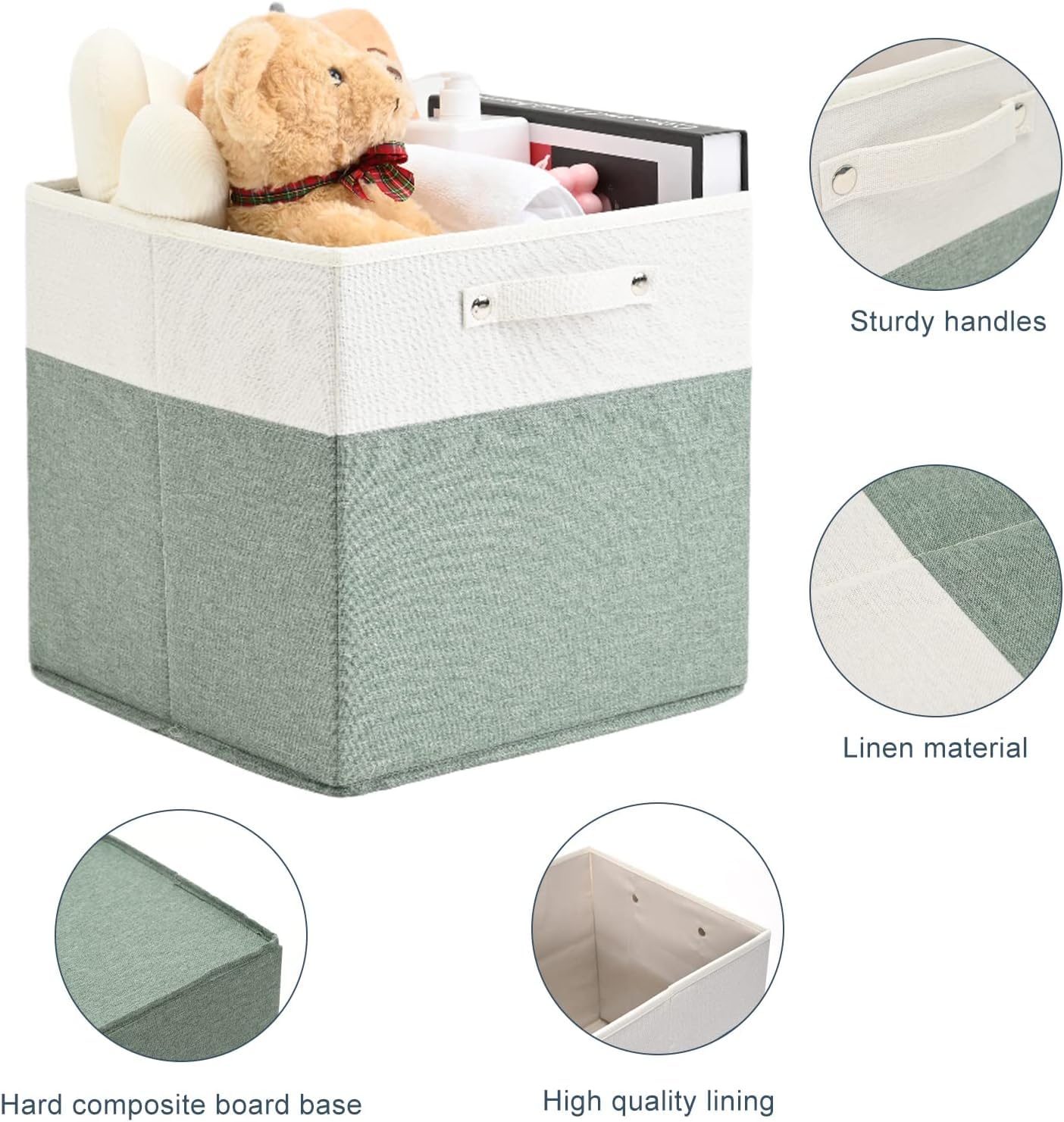 13x13x13 Storage Cube Bins 6 Pack (6 Count)