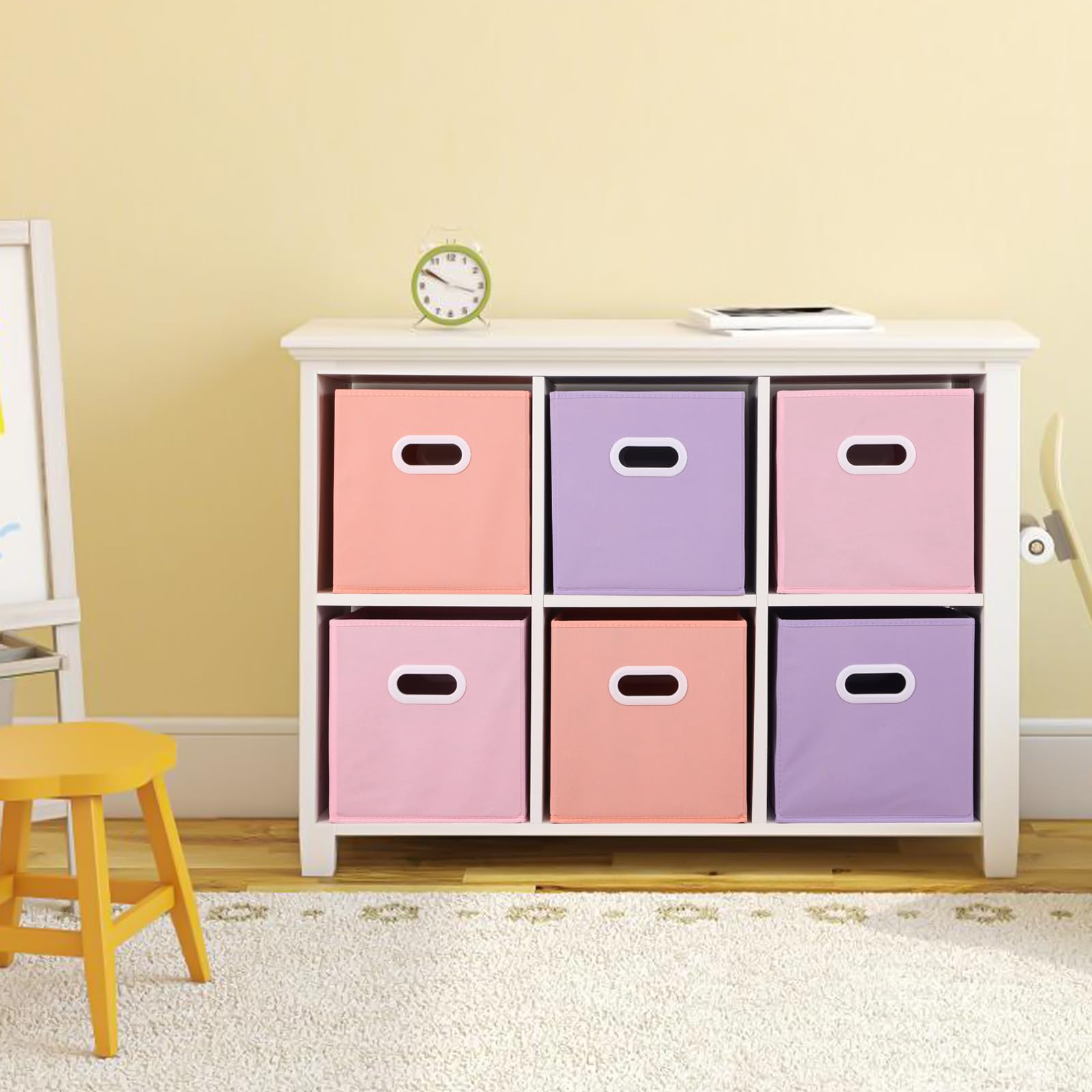 Fabric Storage Cubes Bins (6 Count)