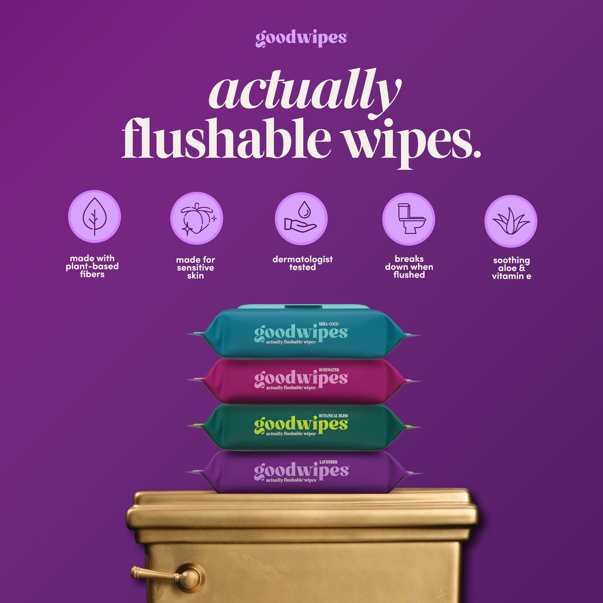 Flushable Wipes (150 Count)