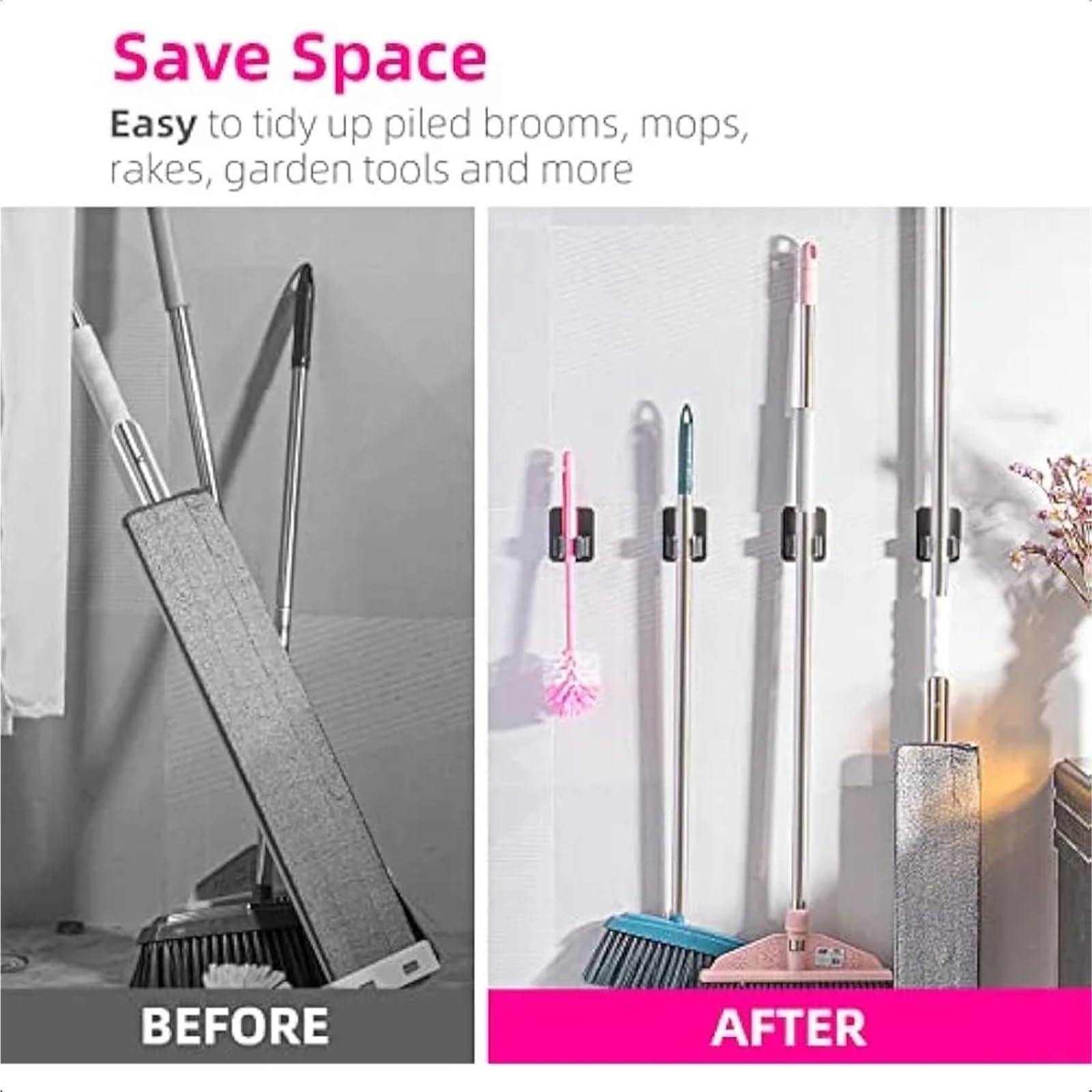 Broom Holder Wall Mount 8