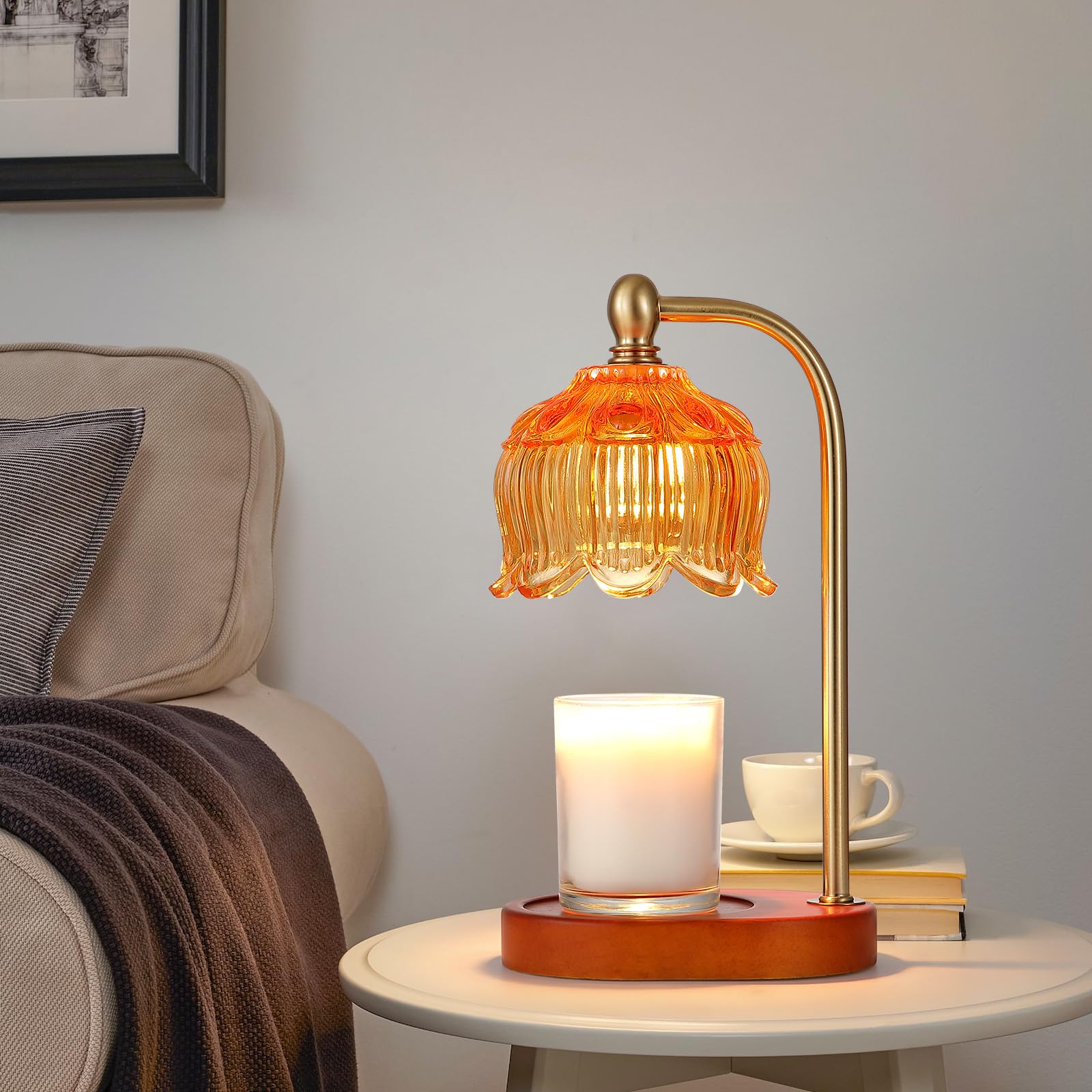 Candle Warmer Lamp with Timer and Dimmer
