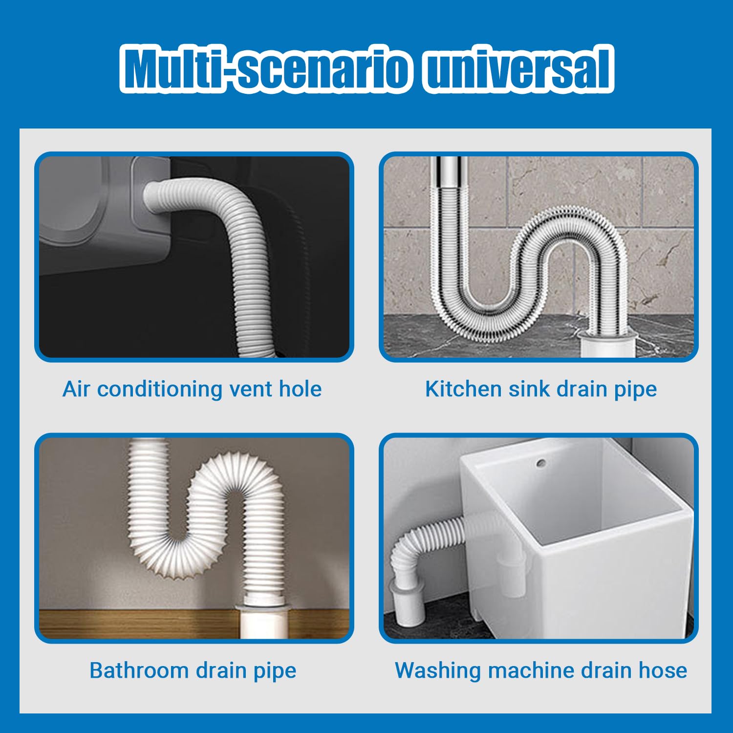 8 Pack Waterproof Duct Seal Putty for Drain & Wall Holes (8 Count)