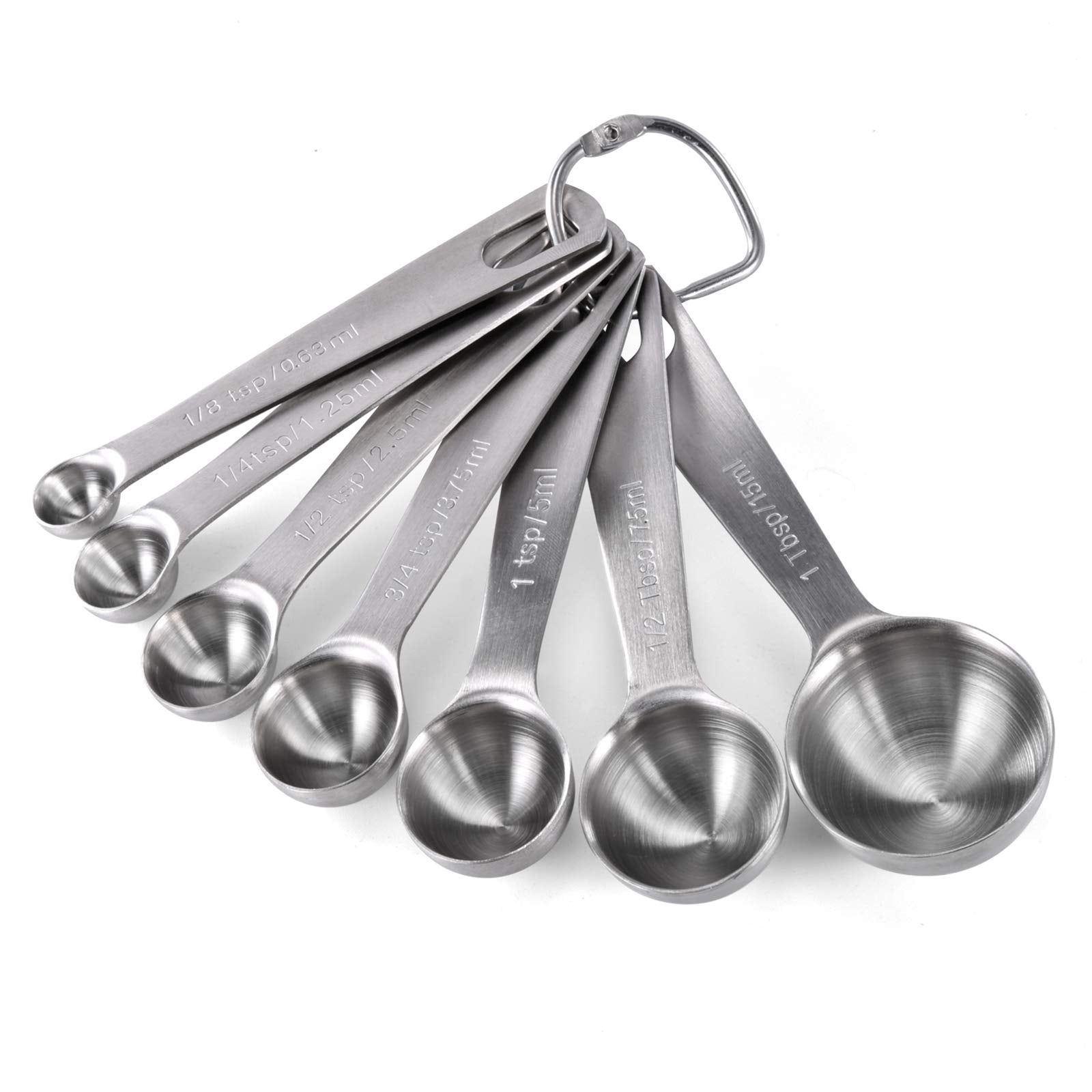18 8 Stainless Steel Measuring Spoons Set of 7