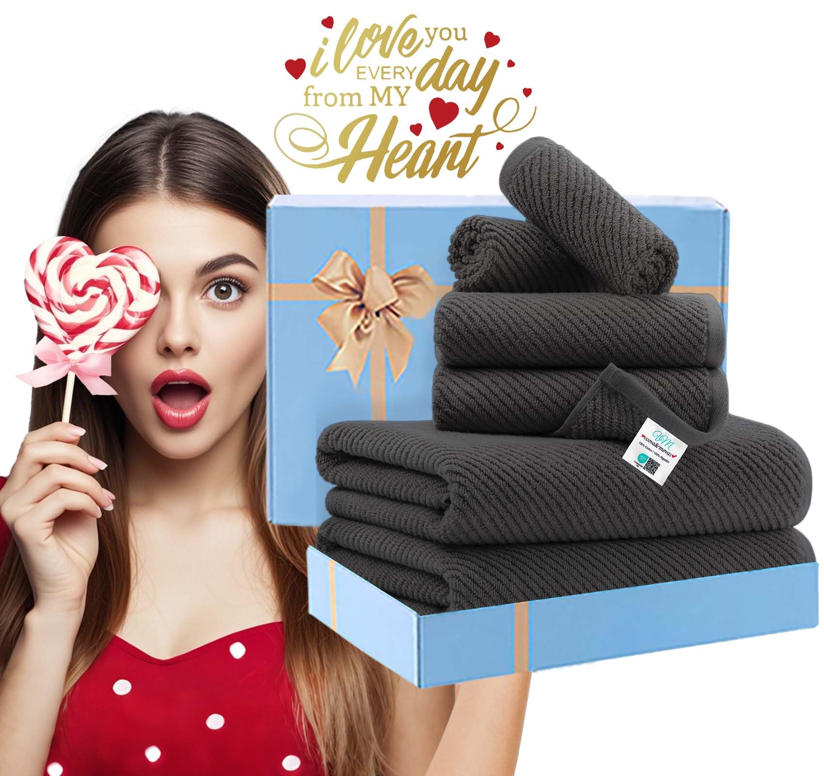 6PC Towel Set (6 Count)