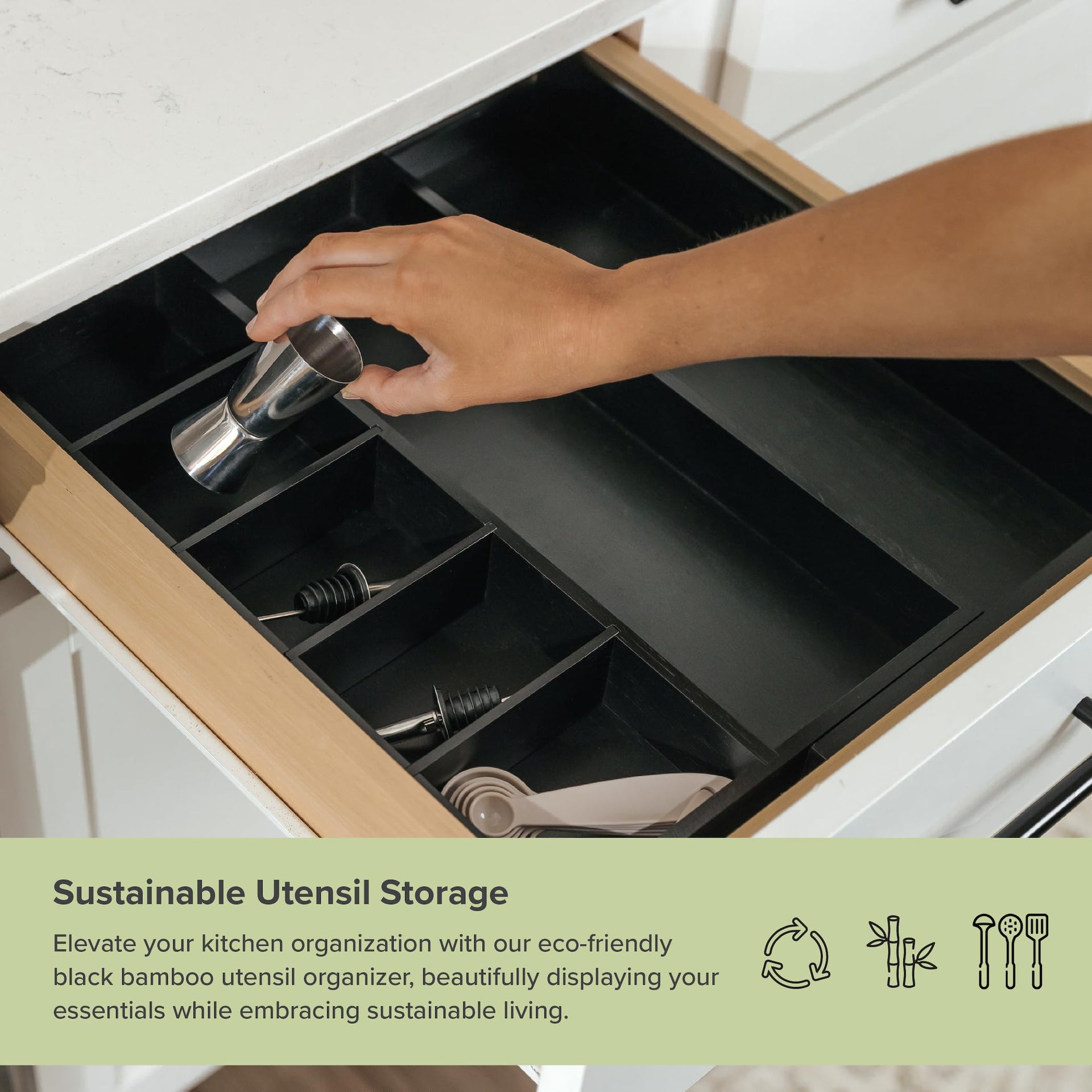 Utensil & Junk Drawer Organizer