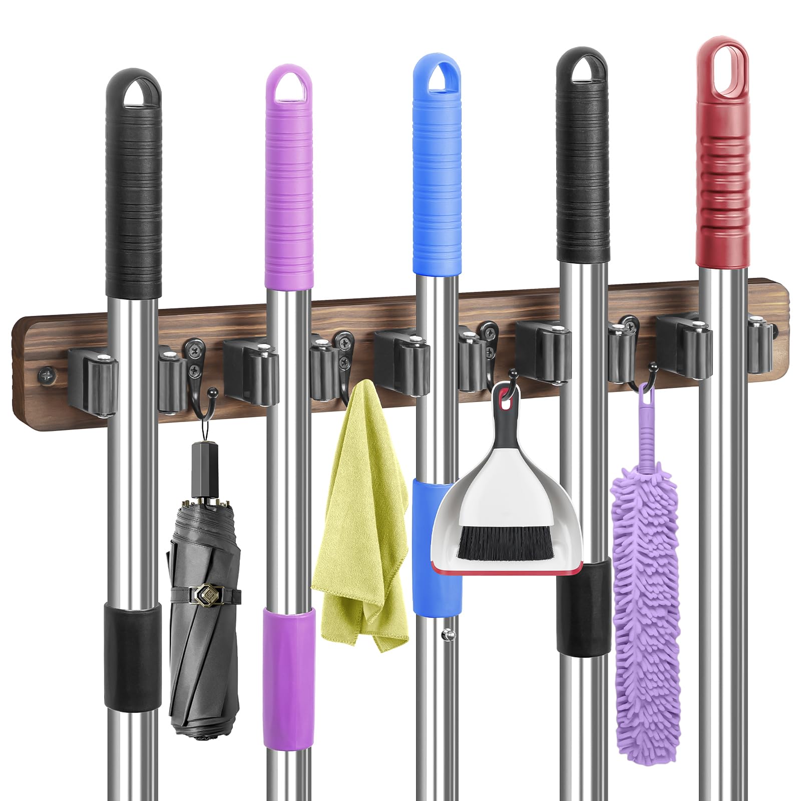 Broom Holder Wall Mount