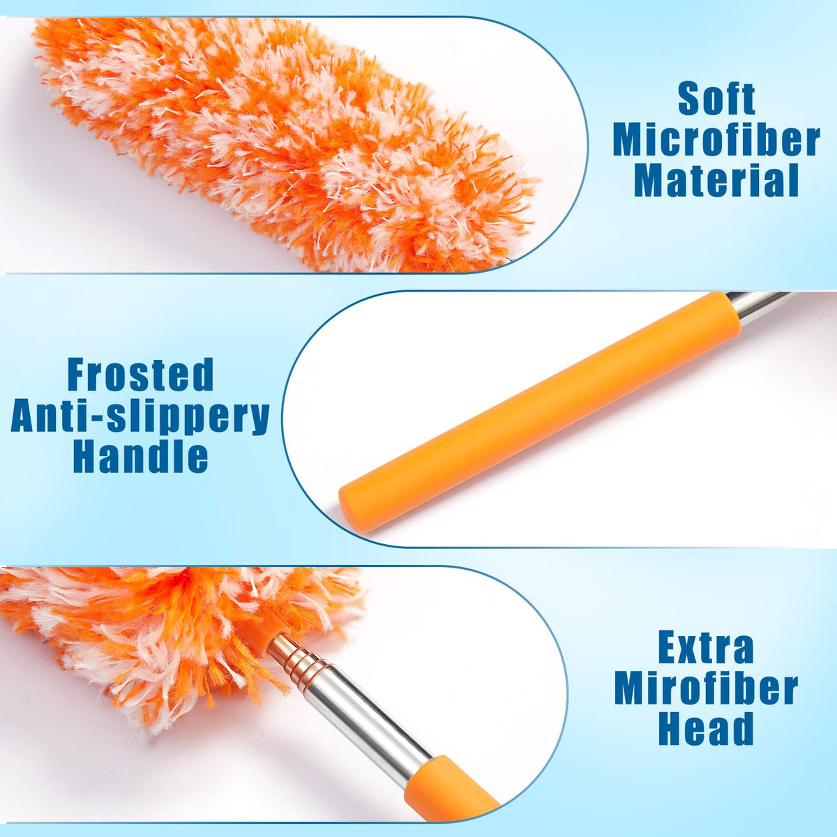 24 Pcs Microfiber Feather Duster for Cleaning