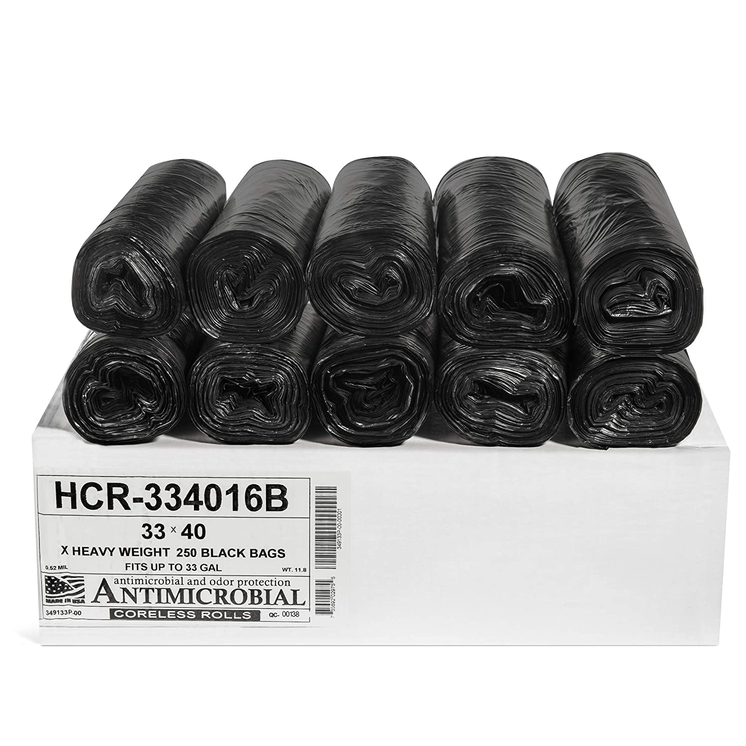 33 Gallon Black Trash Bags (17500 Count)