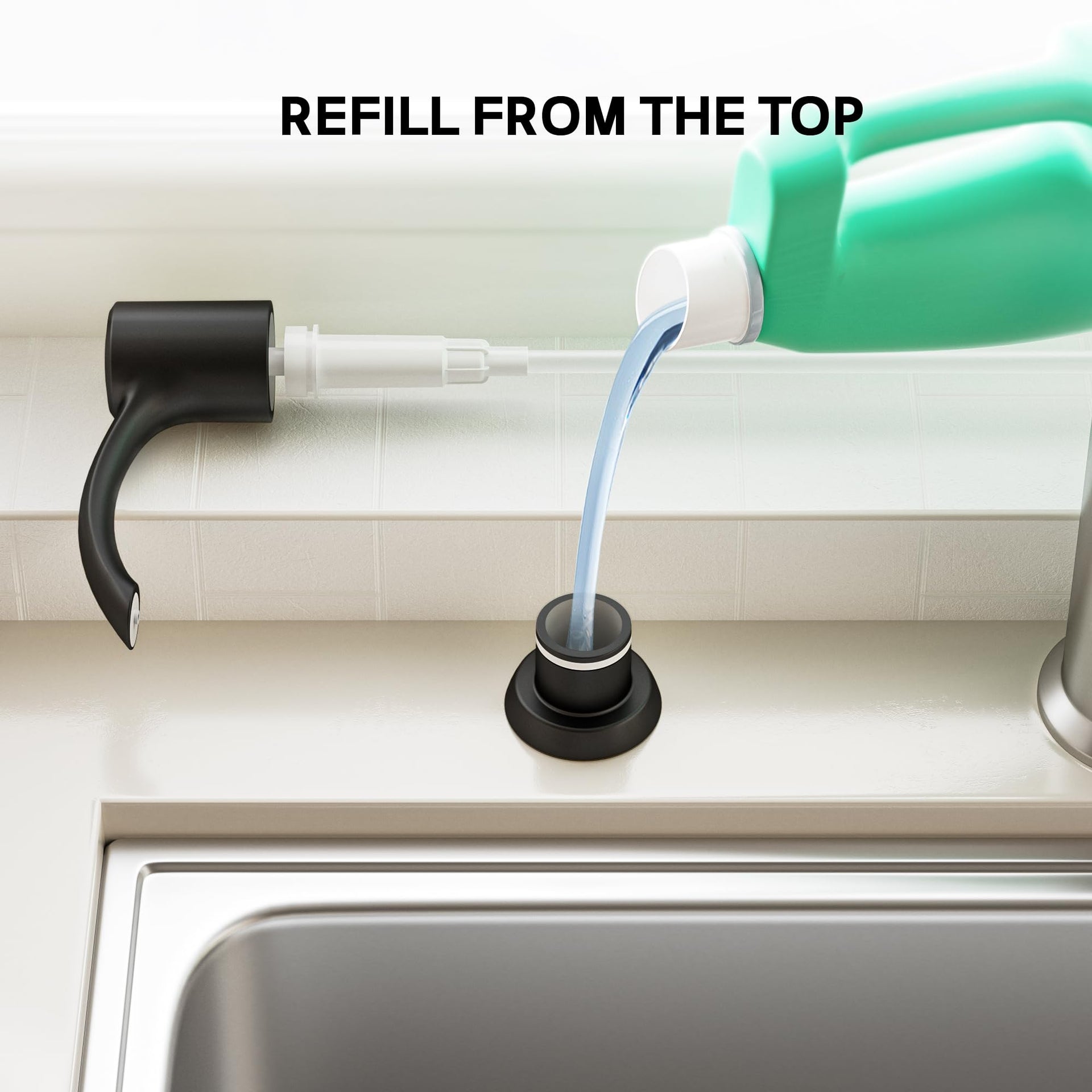 Built in Kitchen Sink Soap Dispenser