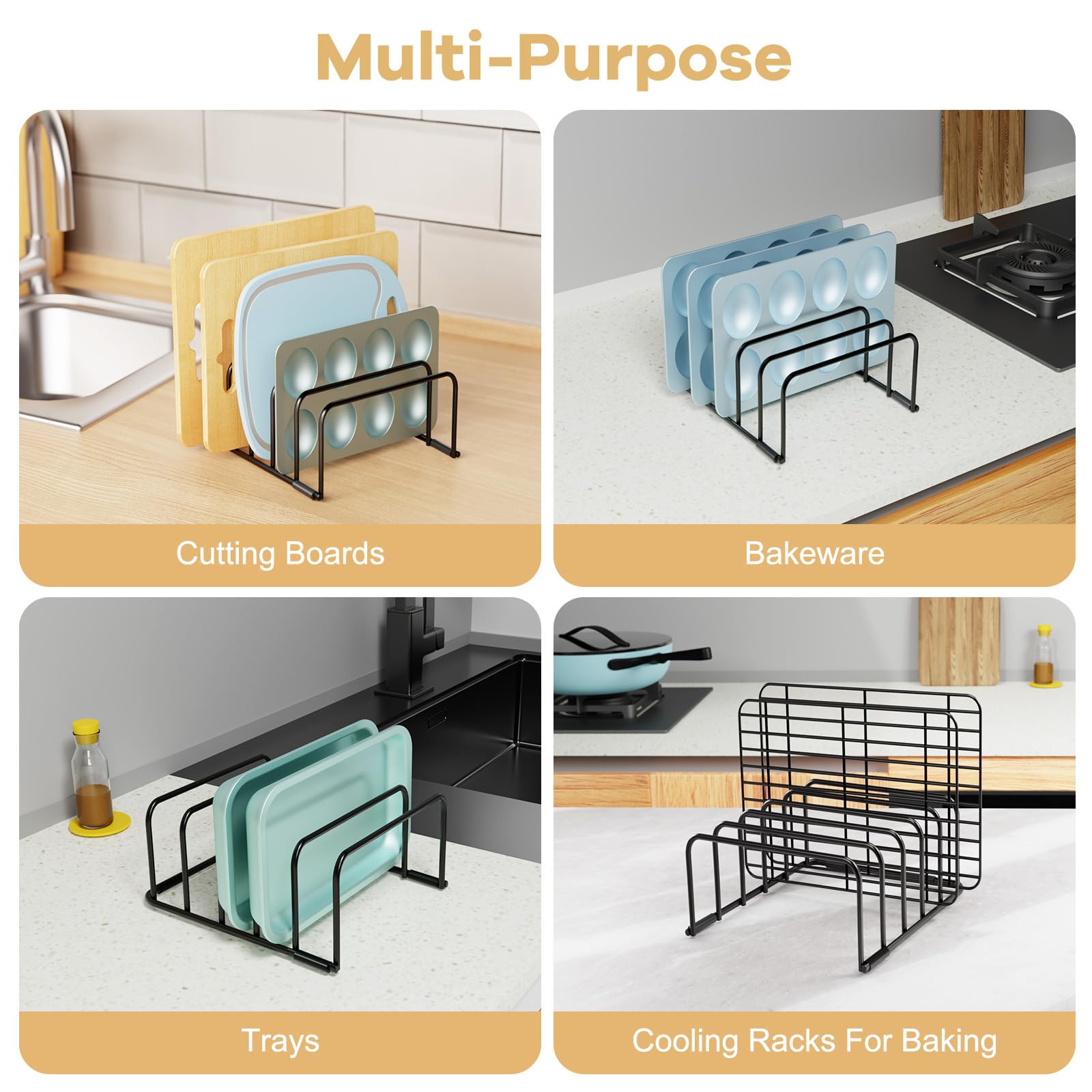 Cutting Board Organizer Storage (2 Count)