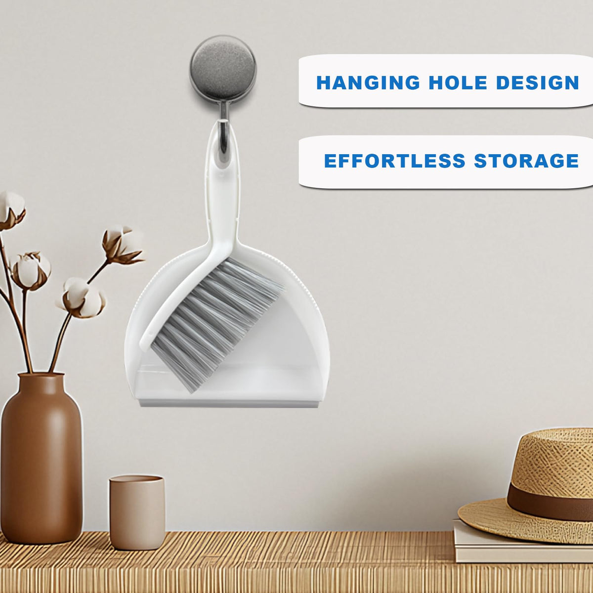 Mini Broom and Dustpan Set Small Dust pan & Brush Set Portable Cleaning Tools for Home Office RV Camping Learning