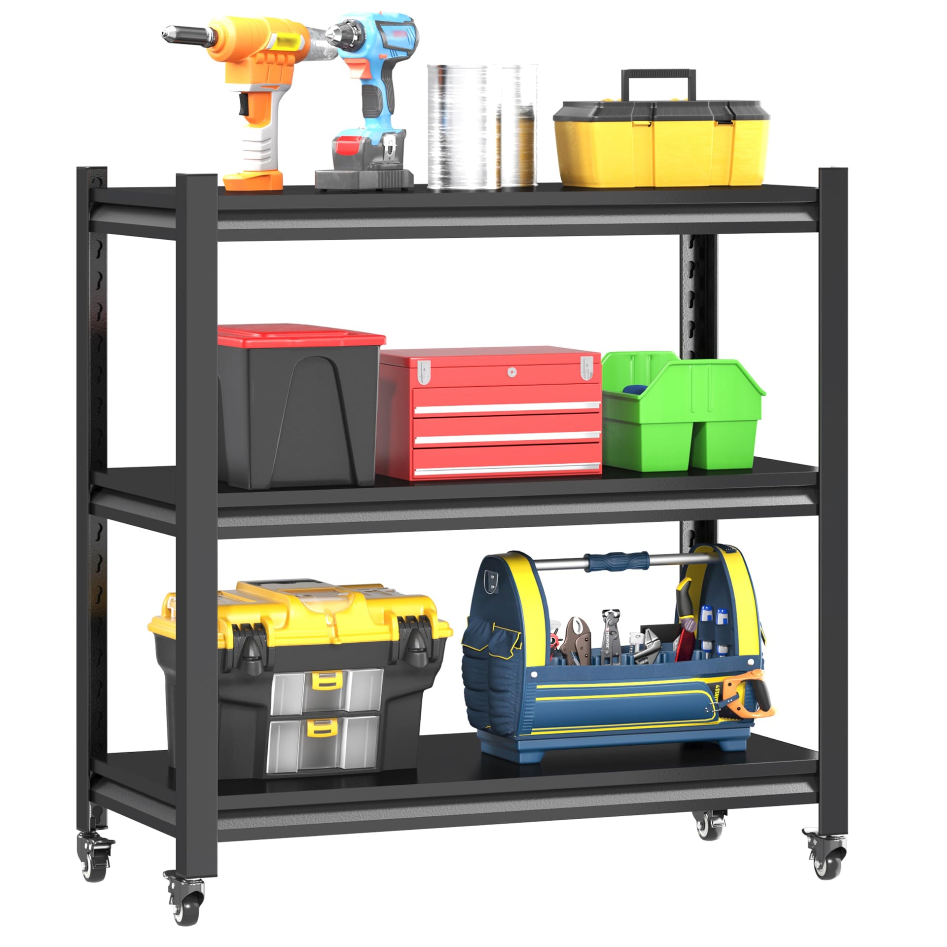 3 Tier Adjustable Garage Storage Shelving