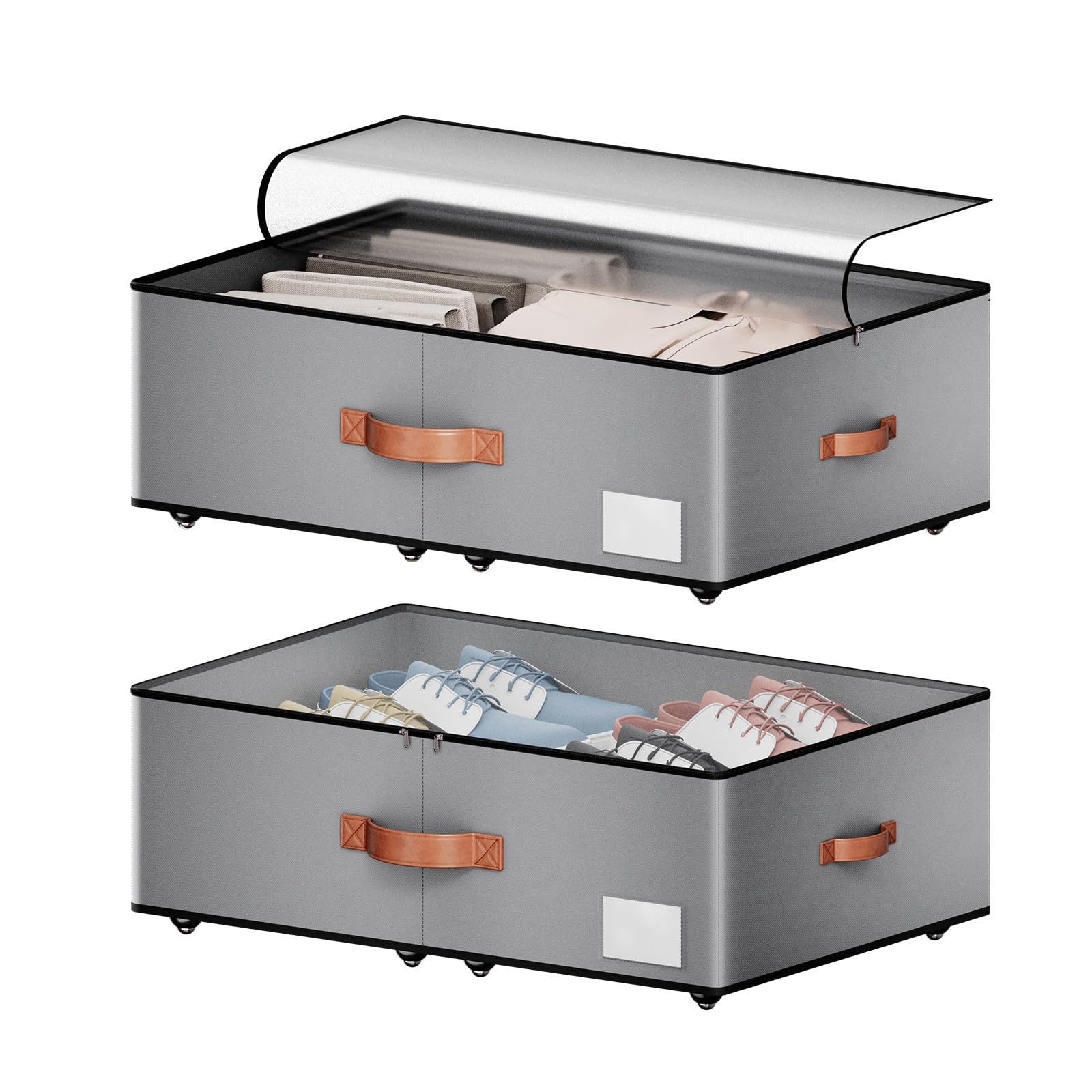 Under bed Storage With Wheels (2 Count)