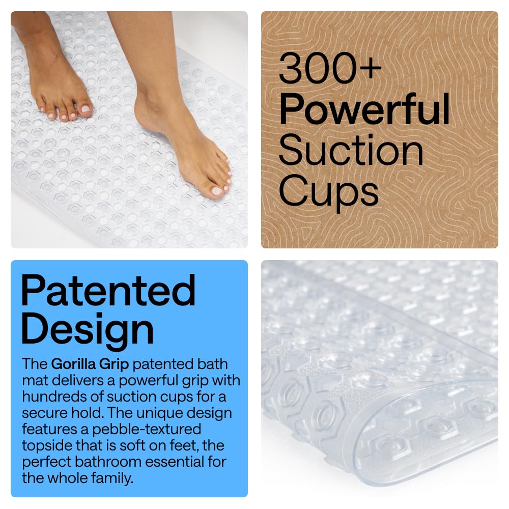 Patented Bath Tub Shower Mat (2 Count)