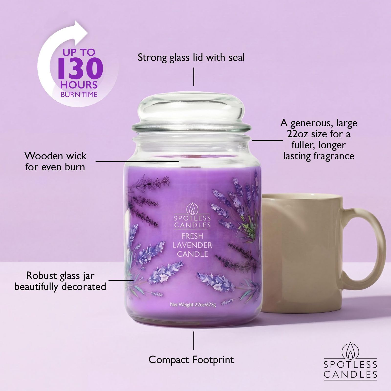 Lavender Candle 22oz