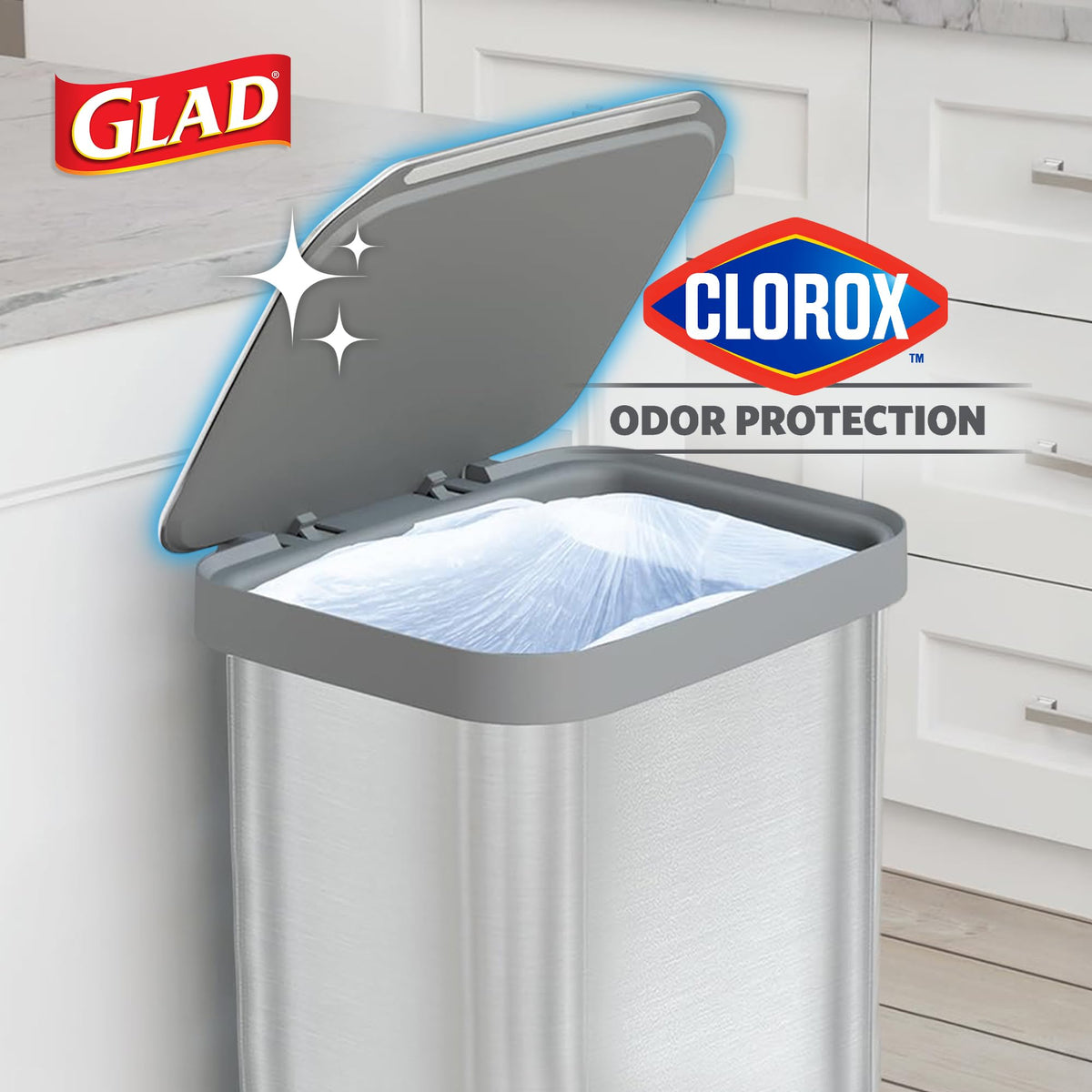All Brushed Stainless Steel Trash Can